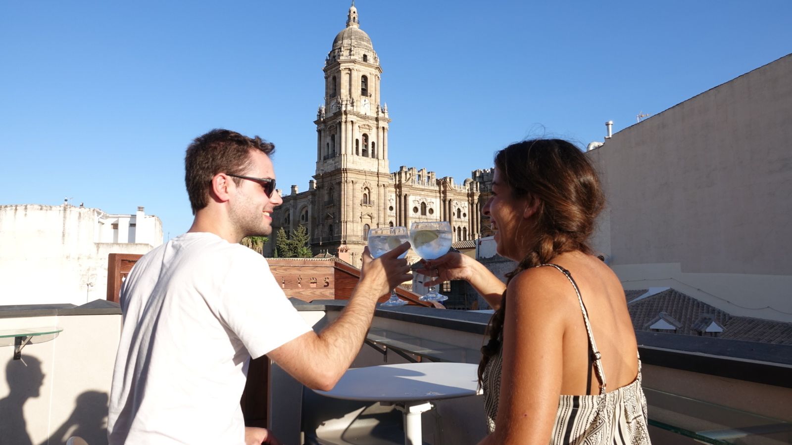 Vistas de la Catedral desde la terraza de Chinitas.
