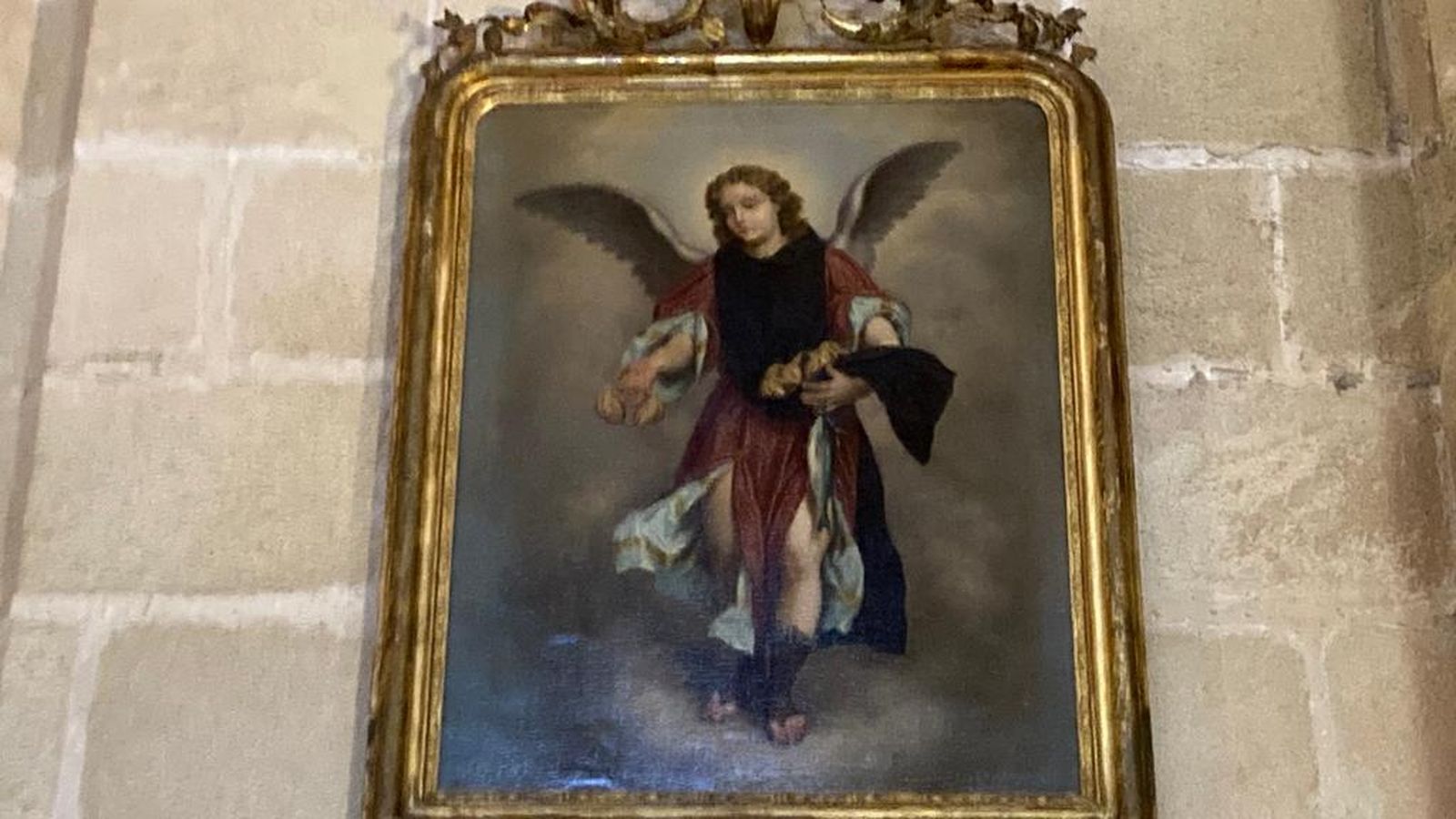 Cuadro de San Rafael de Antonio Silvera de Ponte.