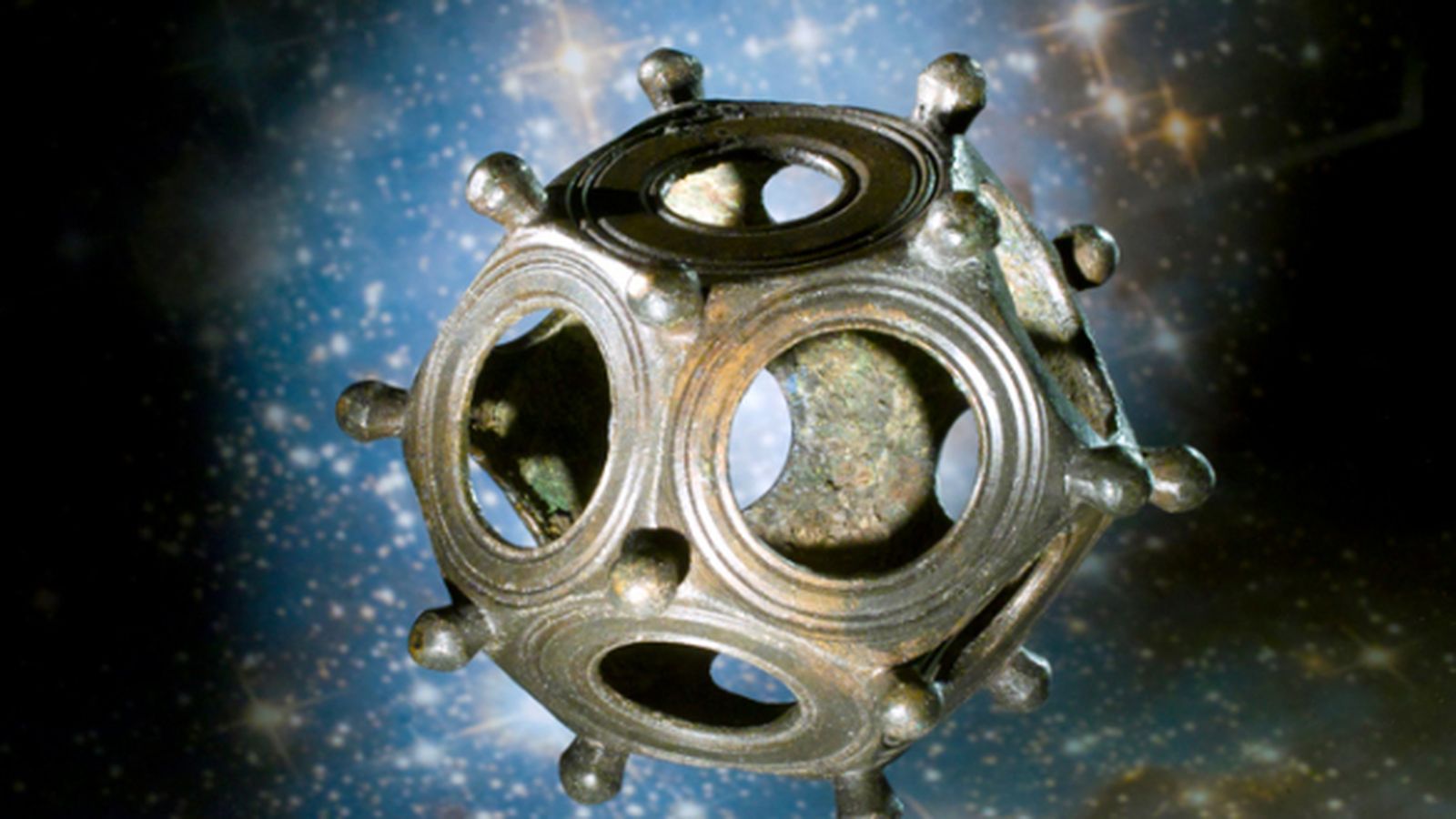 Un dodecaedro en el  Saalburg Museum