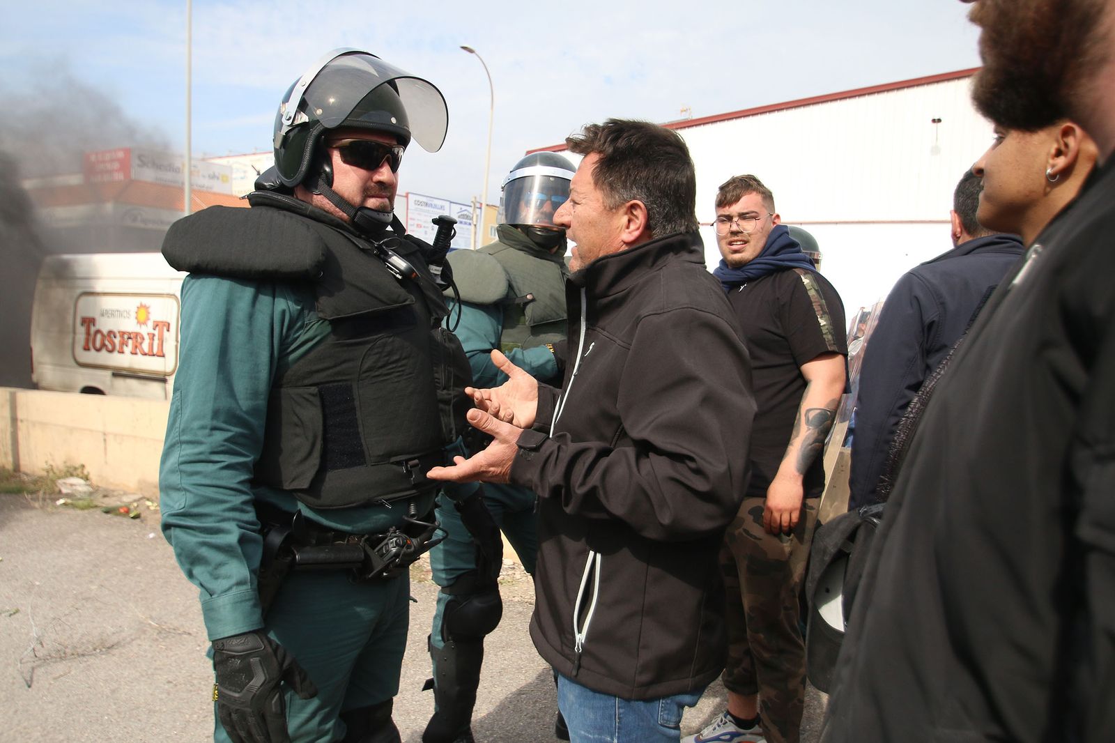 Las imágenes de la manifestación de agricultores
