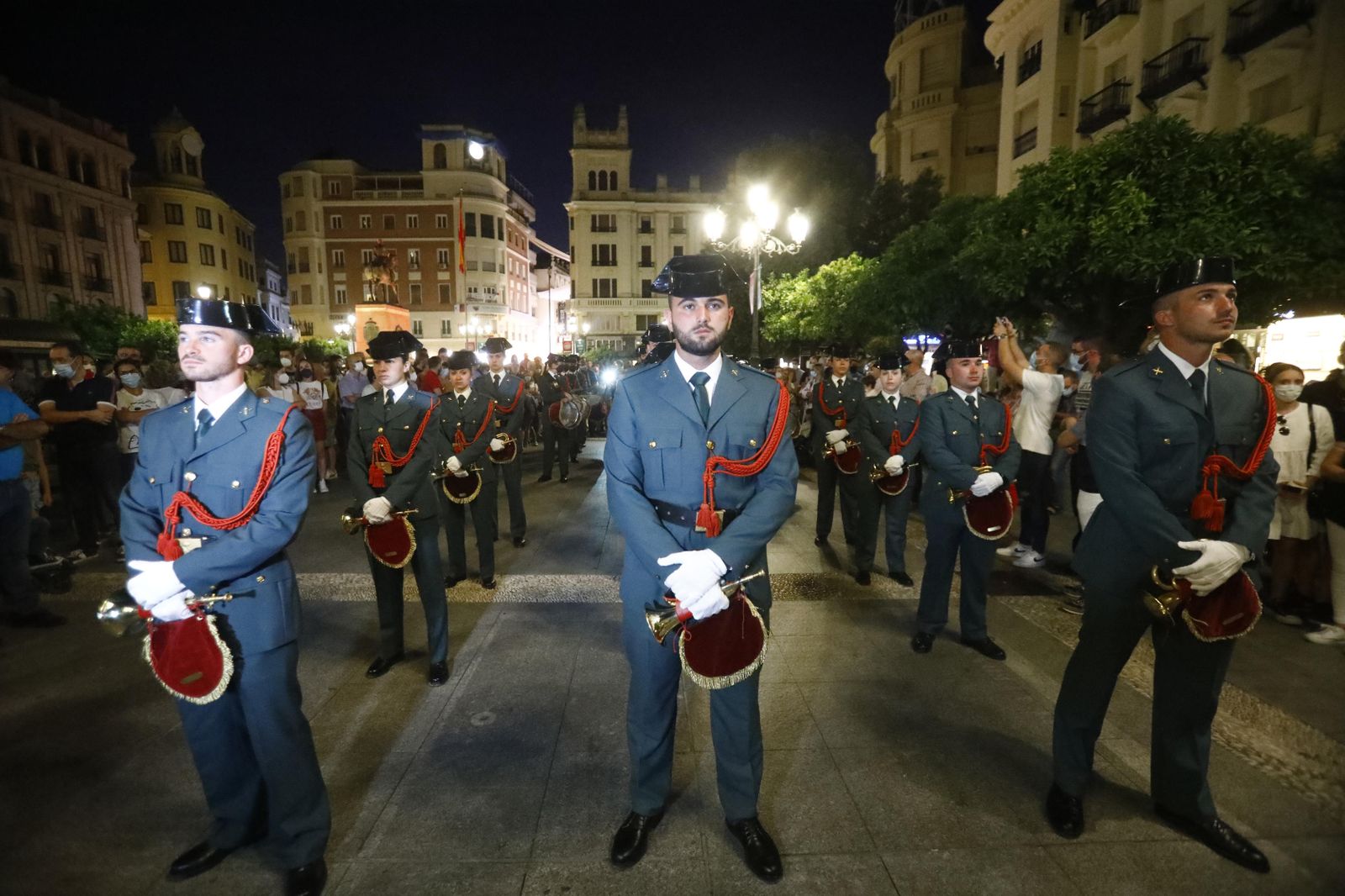 La retreta militar en Córdoba, en fotografías