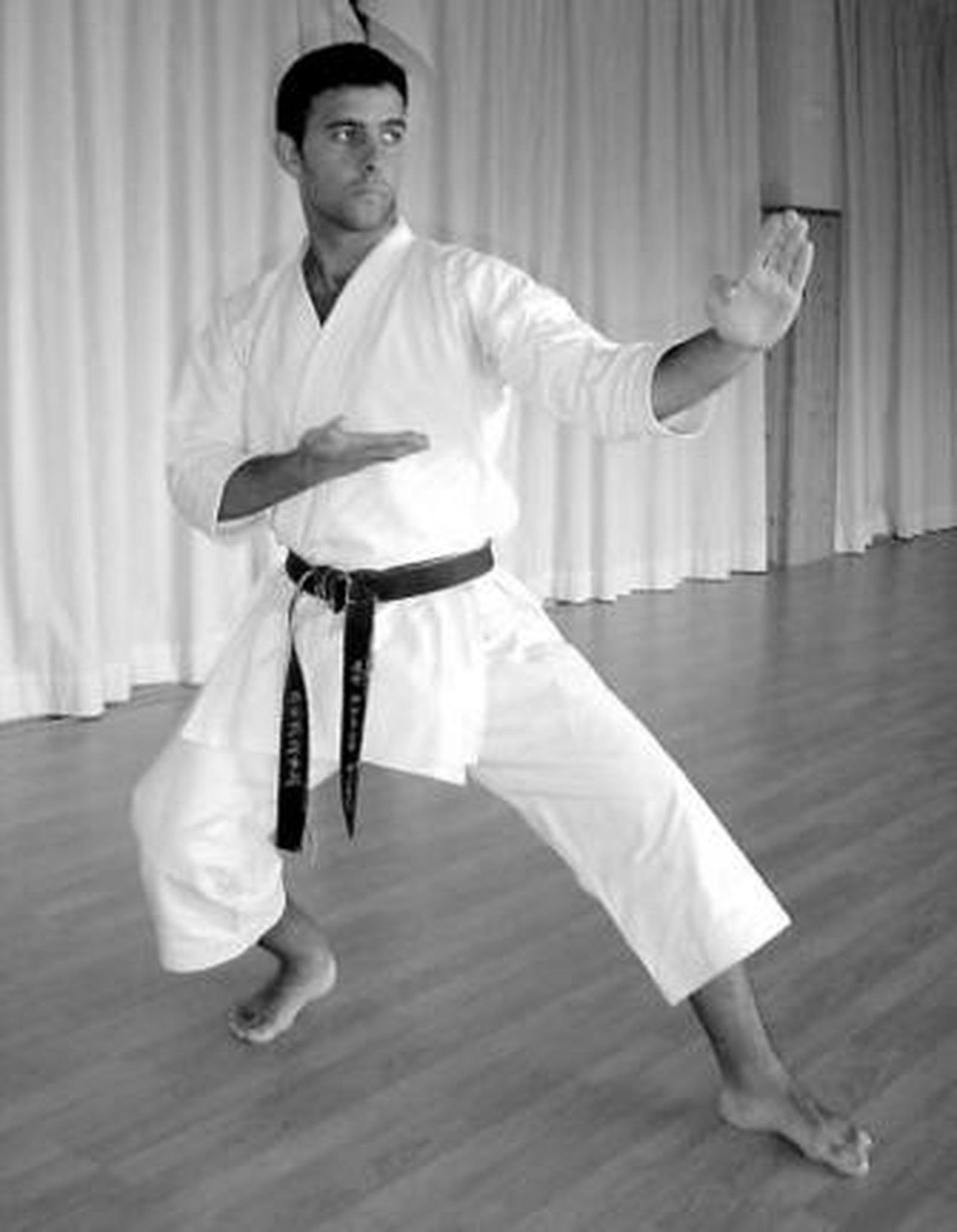 José Antonio Fuentes, durante un entrenamiento.