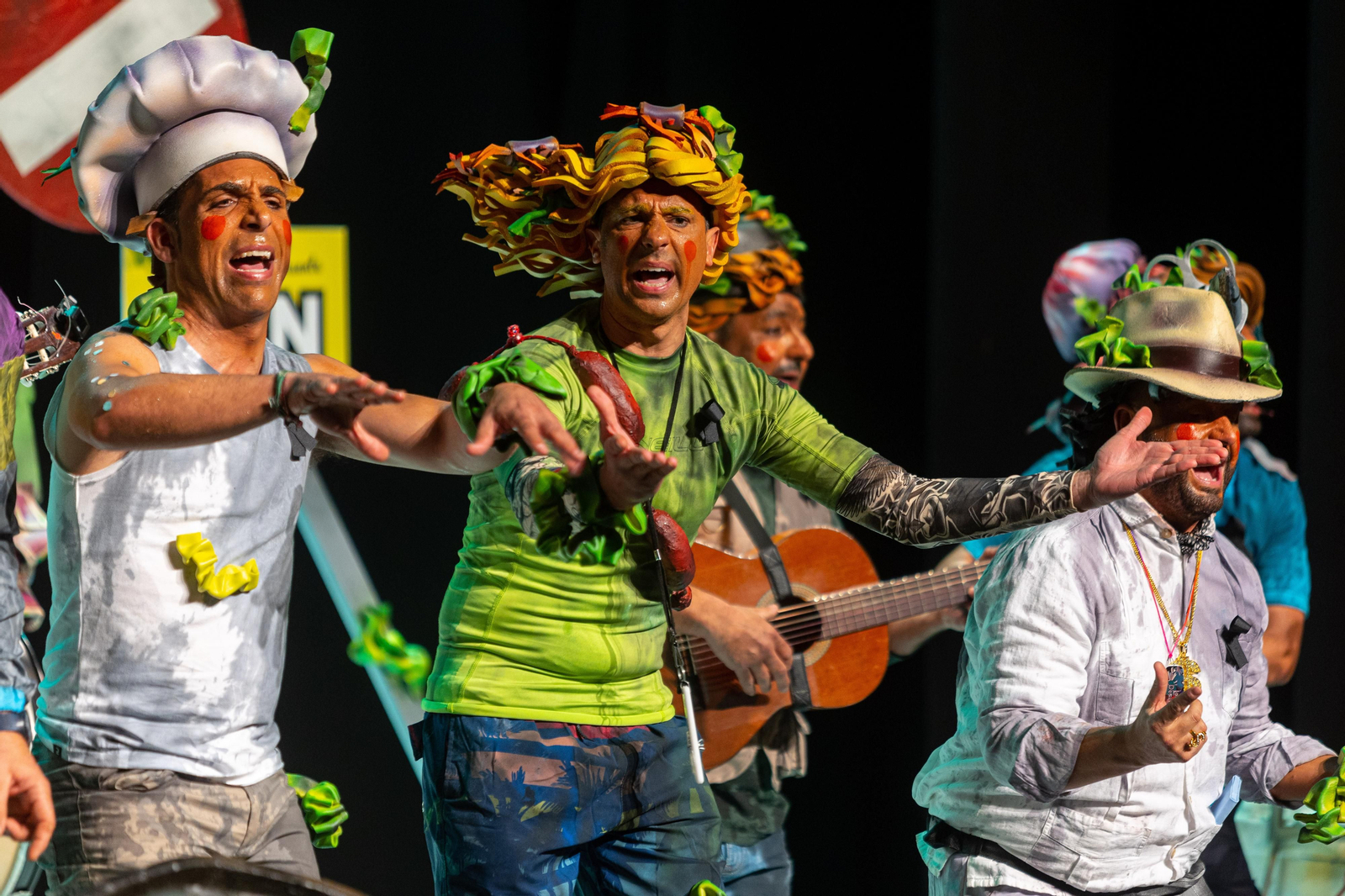 Imágenes de la sesión de este jueves en el Gran Teatro del Carnaval Colombino.
