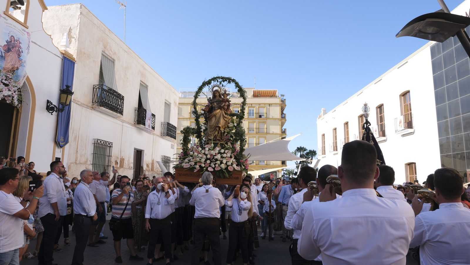 Imágenes de la procesión marinera de la Virgen del Carmen de Garrucha