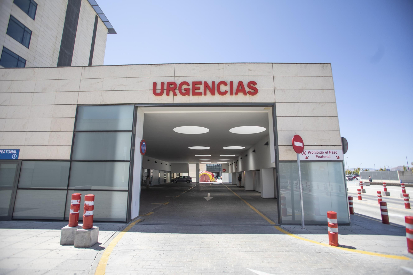 Zona de urgencias pediátricas del Hospital Clínico San Cecilio
