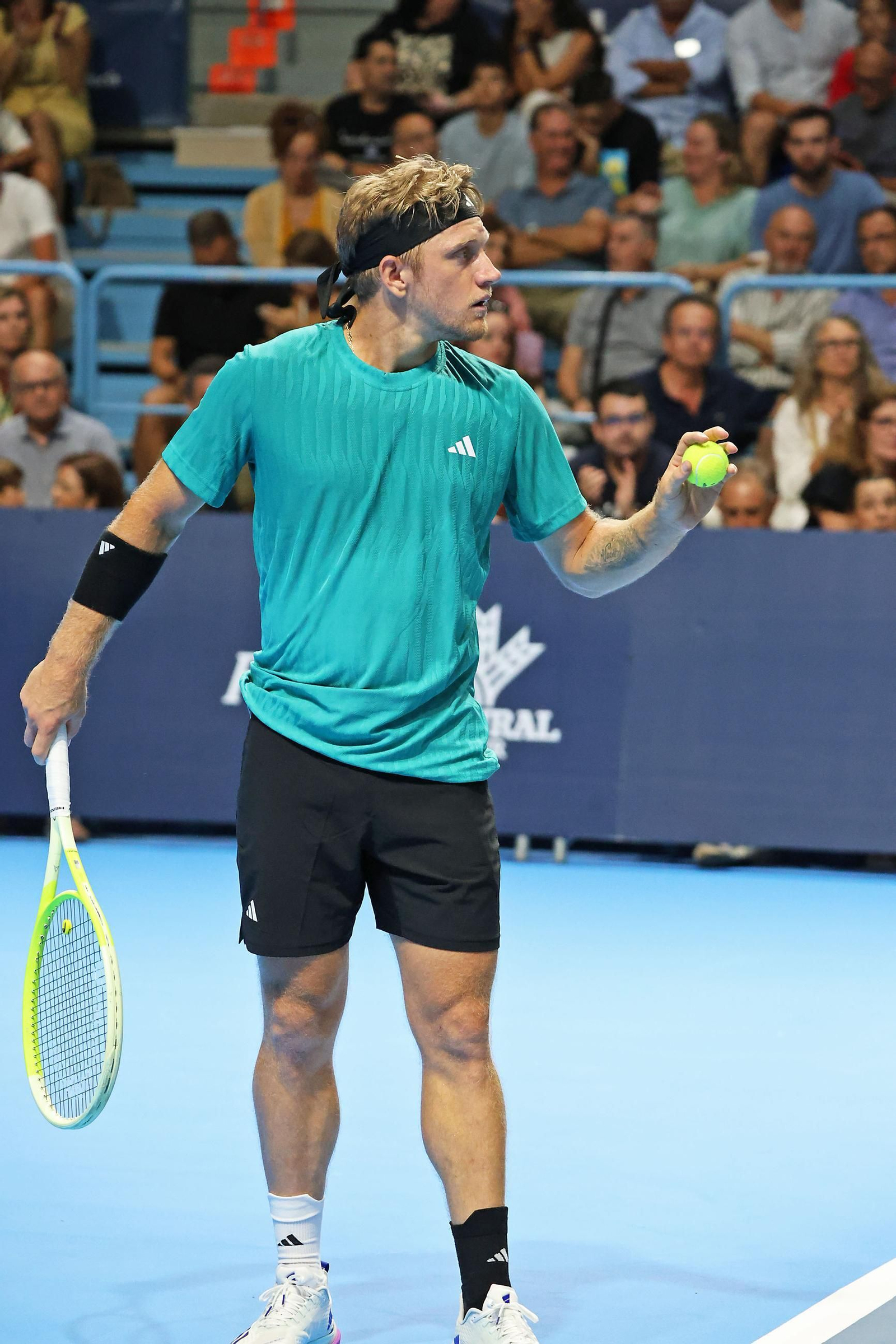Imágenes de la final masculina de la Copa del Rey de tenis entre Daniil Medvedev y Alejandro Davidovich