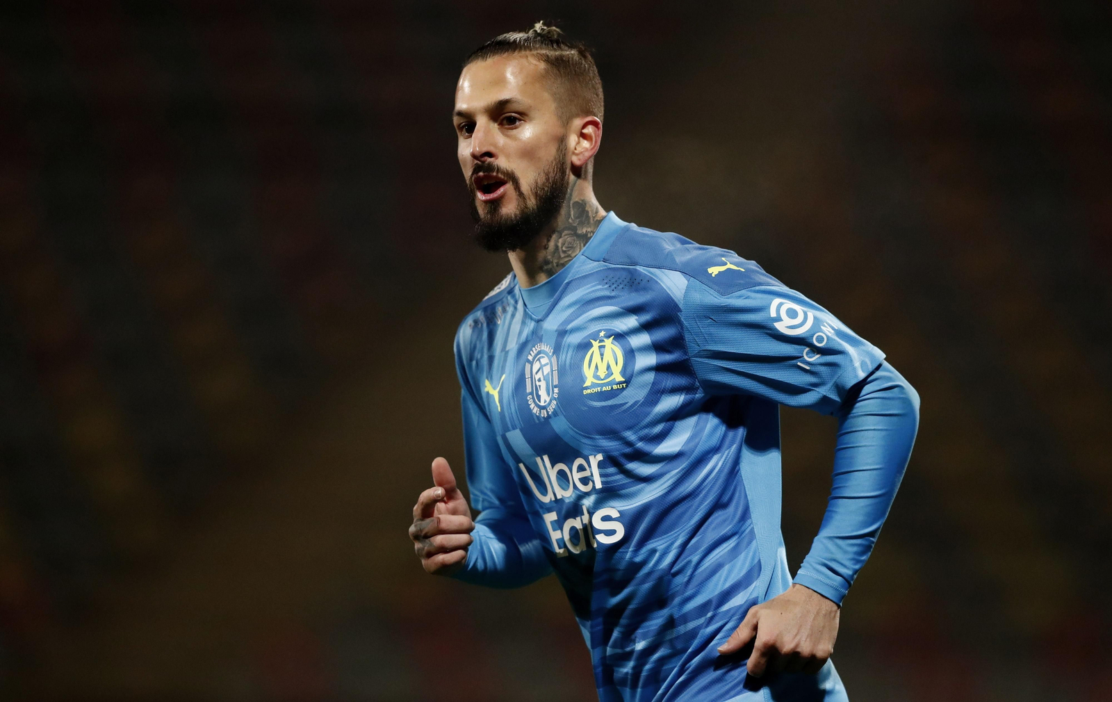 Benedetto, con el Olympique de Marsella.