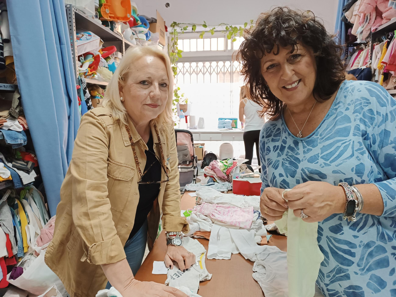 Usuarias de la Asociación Red Madre en Huelva.