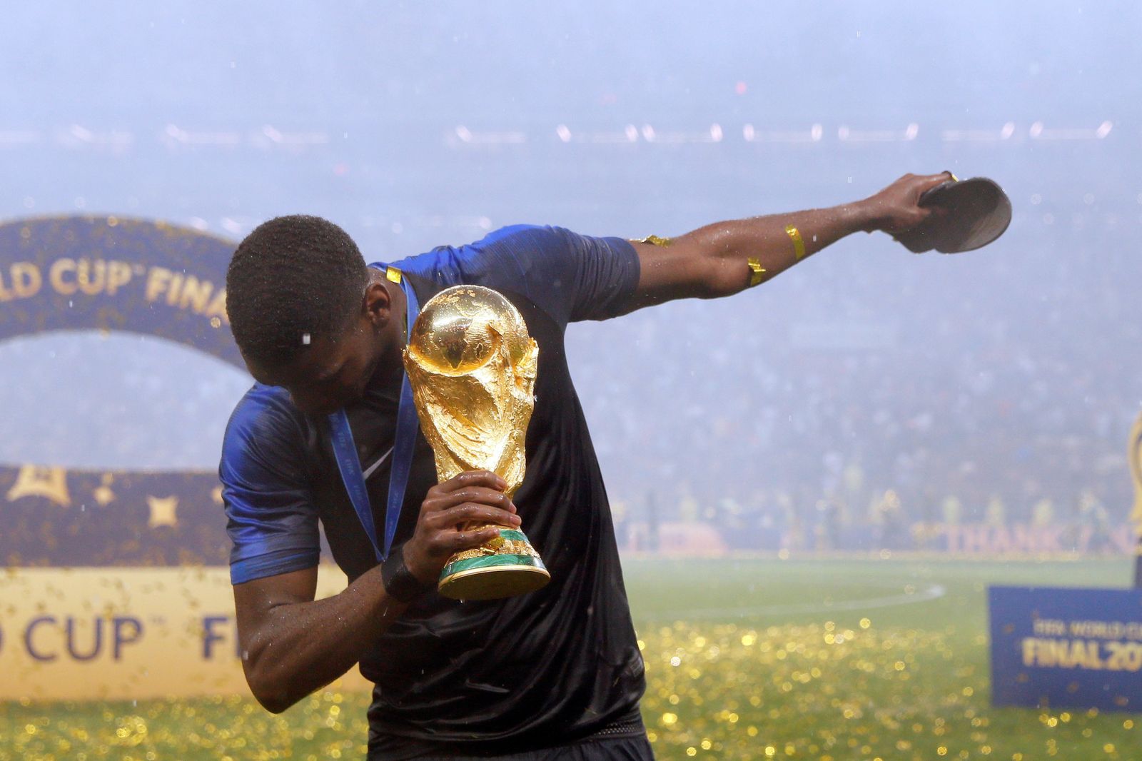 El Francia-Croacia de la final del Mundial de Rusia, en imágenes