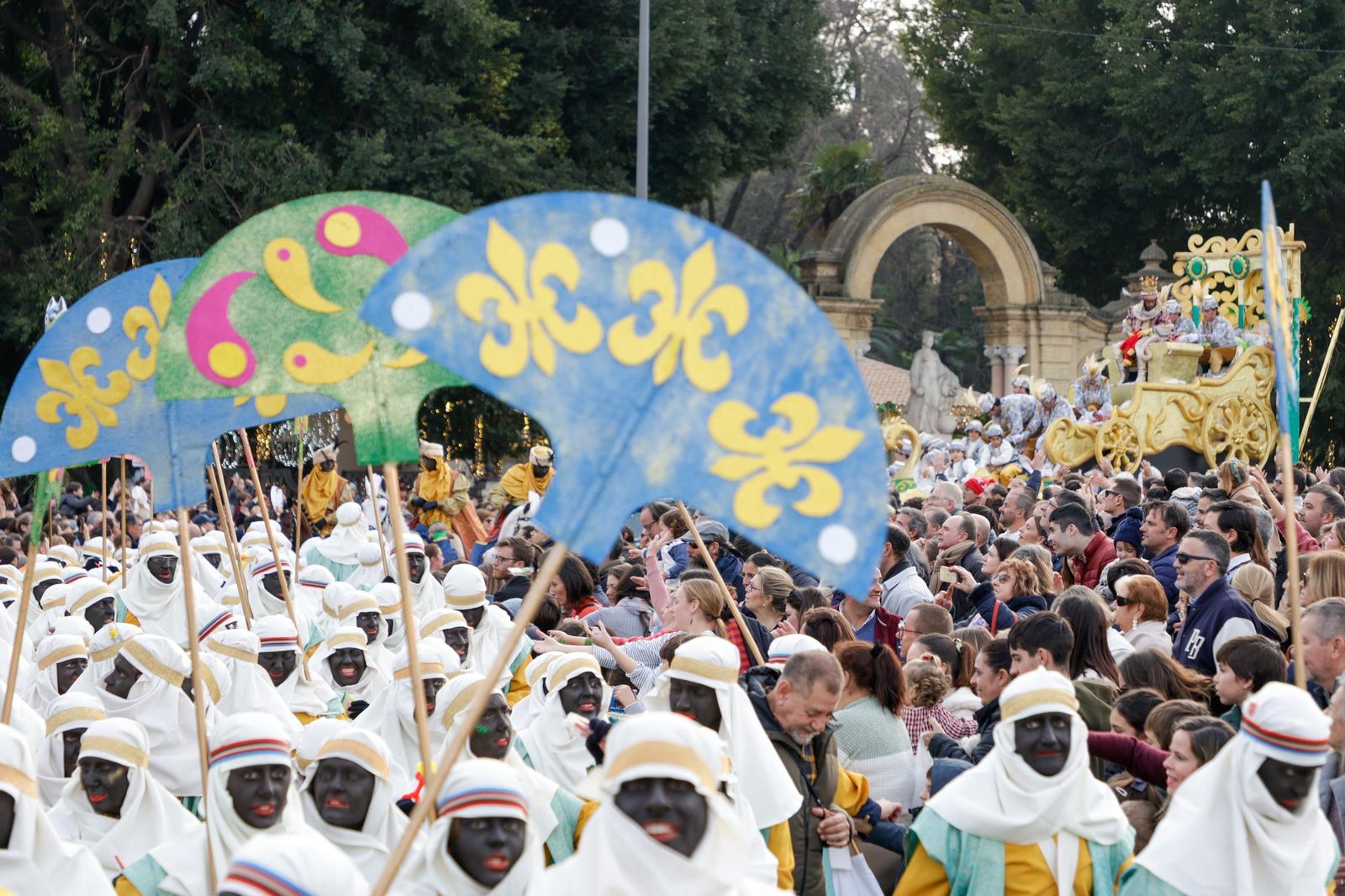 La Cabalgata de Reyes Magos de Sevilla en 2025.