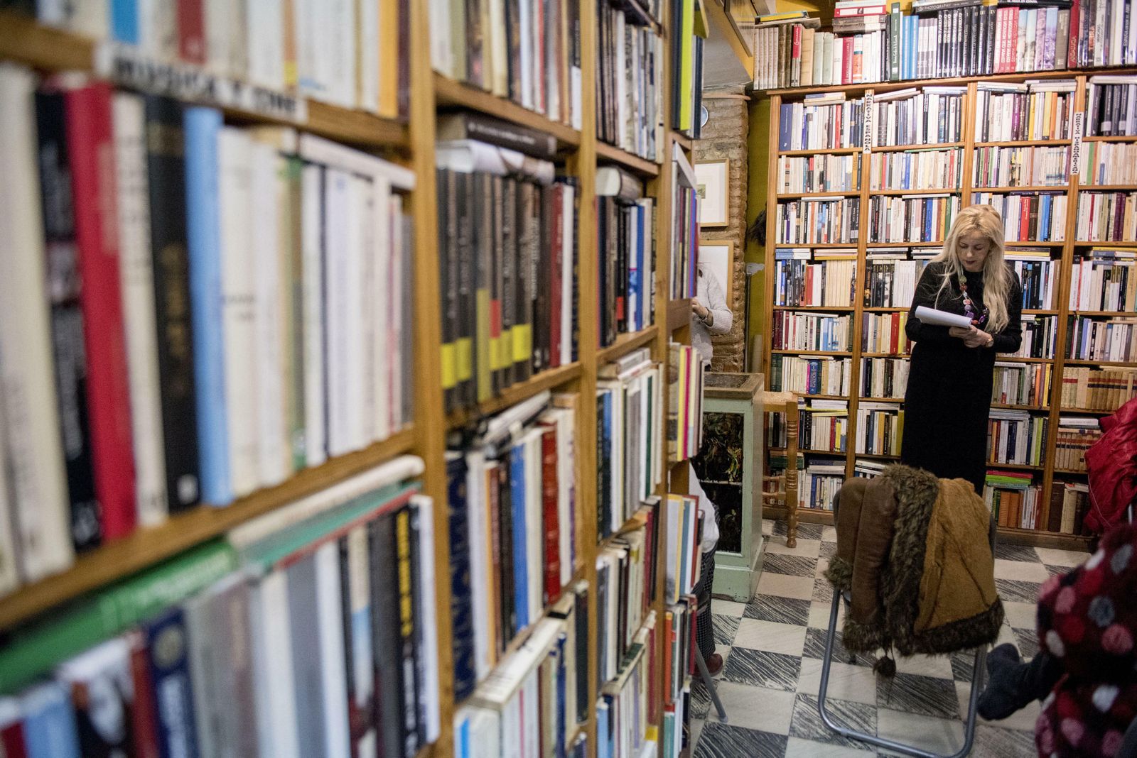 Librería Reciclaje, en Granada.