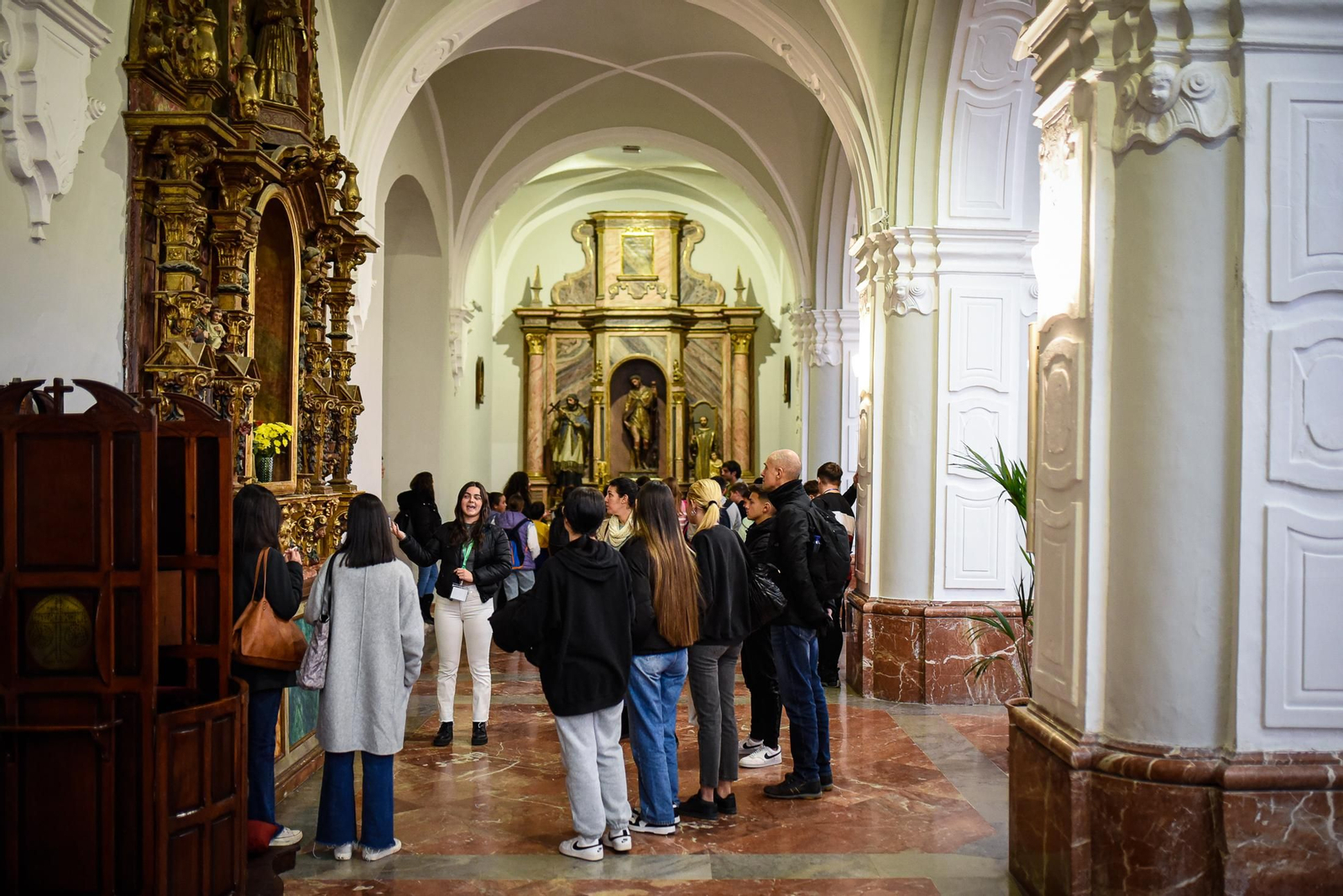 Imágenes de la presentación de la IX Jornada de Puertas Abiertas del Patrimonio Religioso Onubense