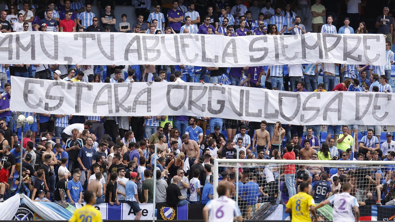 Pancarta del Frente Bokerón tras el título de Copa de Campeones.