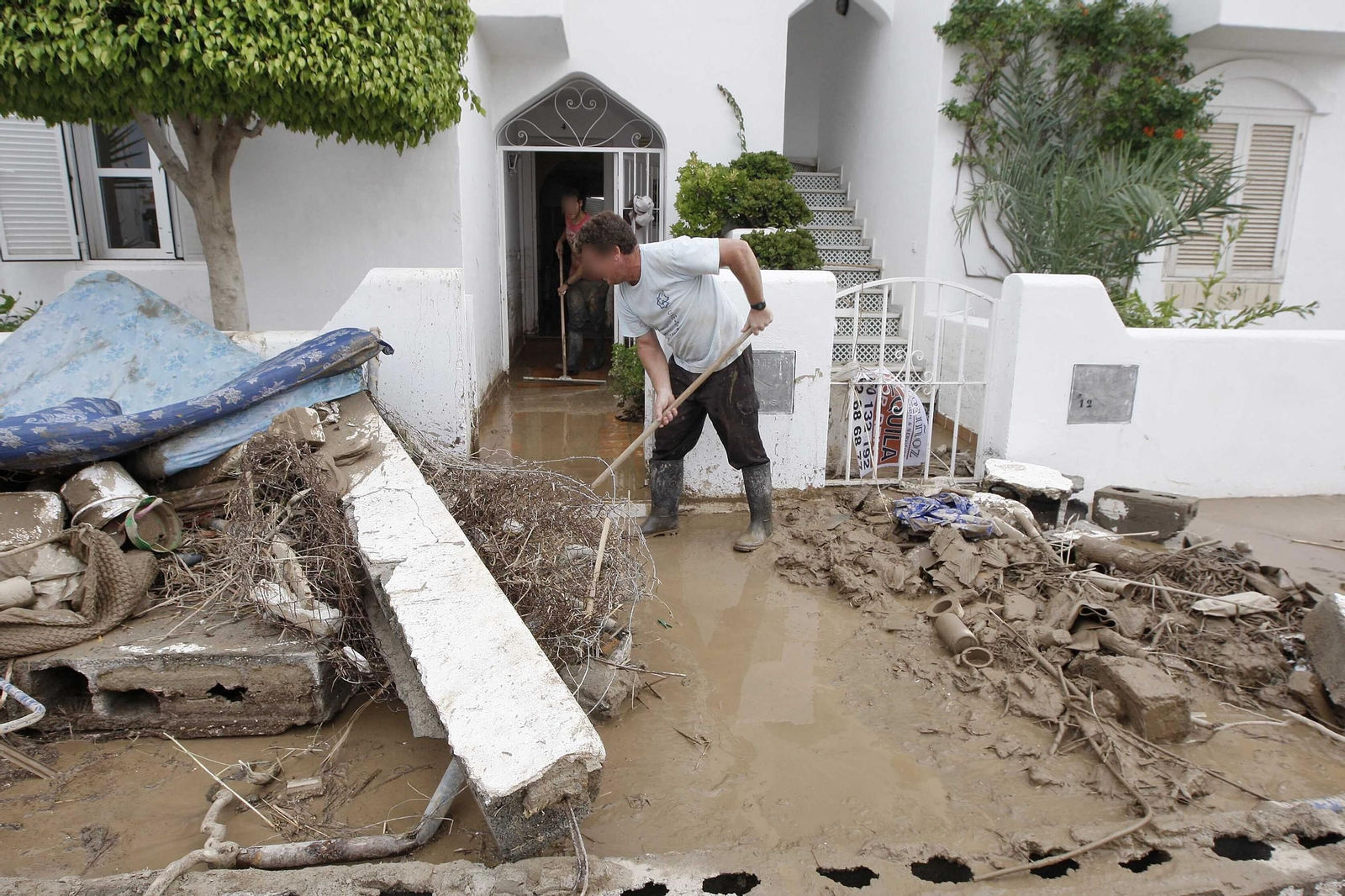 Imagen de archivo de las graves inundaciones que se produjeron en Vera.