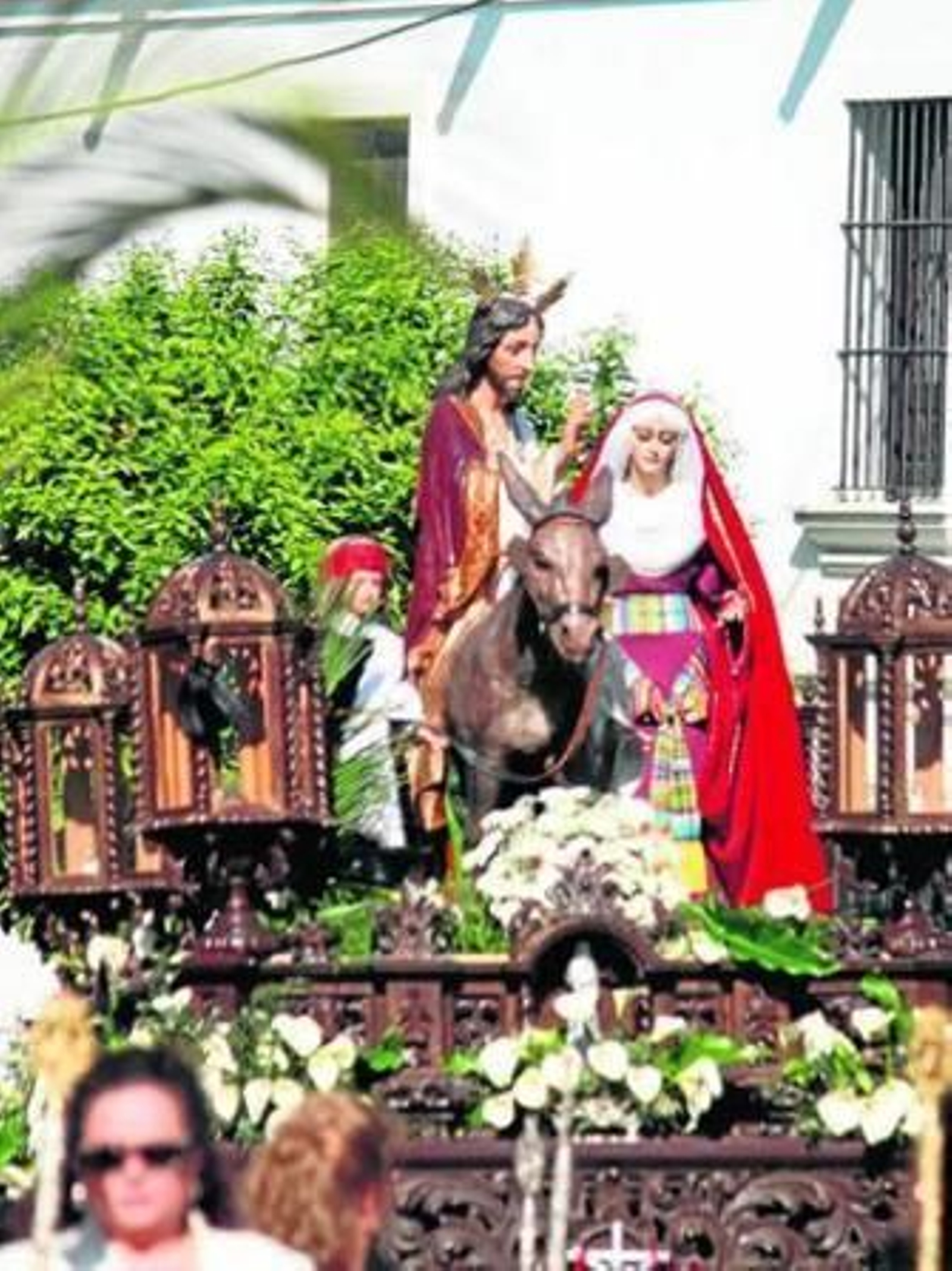 La Borriquita de la Semana Santa de Cartaya. La Borriquita de la Semana Santa de Cartaya.