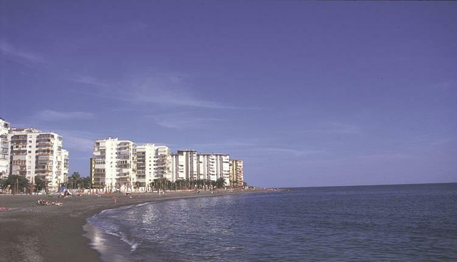 La playa de Algarrobo.