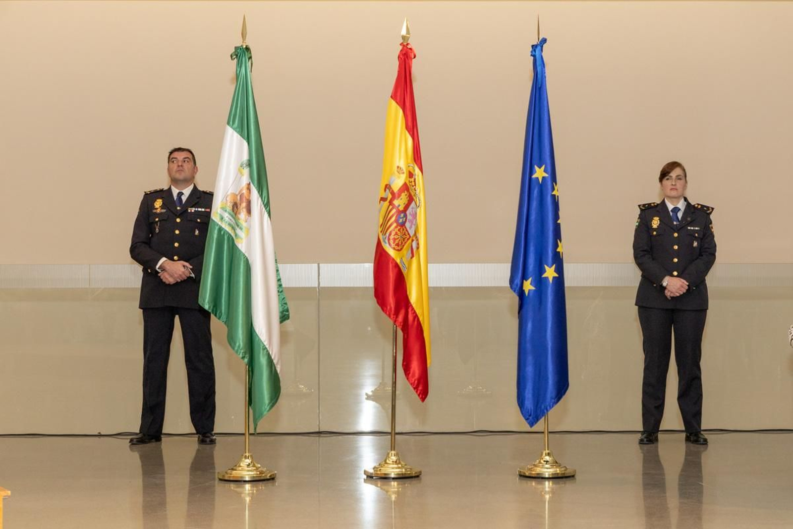 Acto institucional de la Bandera que organiza la Junta de Andalucía en el Museo Íbero