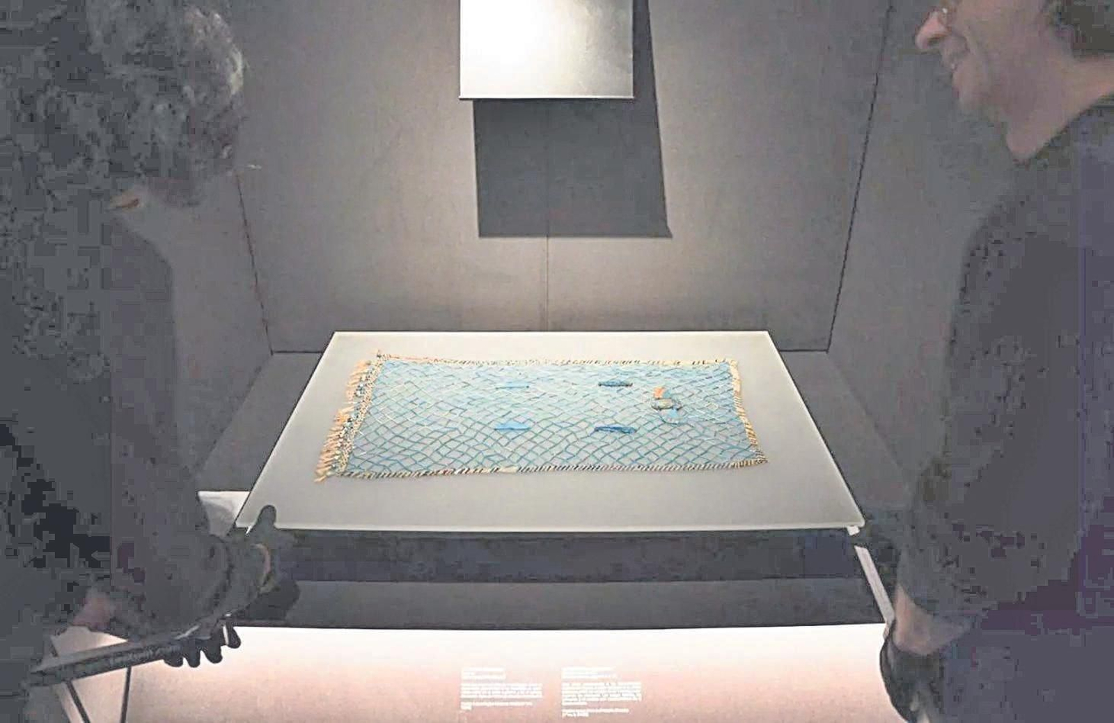 Detalle de una de las piezas expuestas en la Sala Vimcorsa