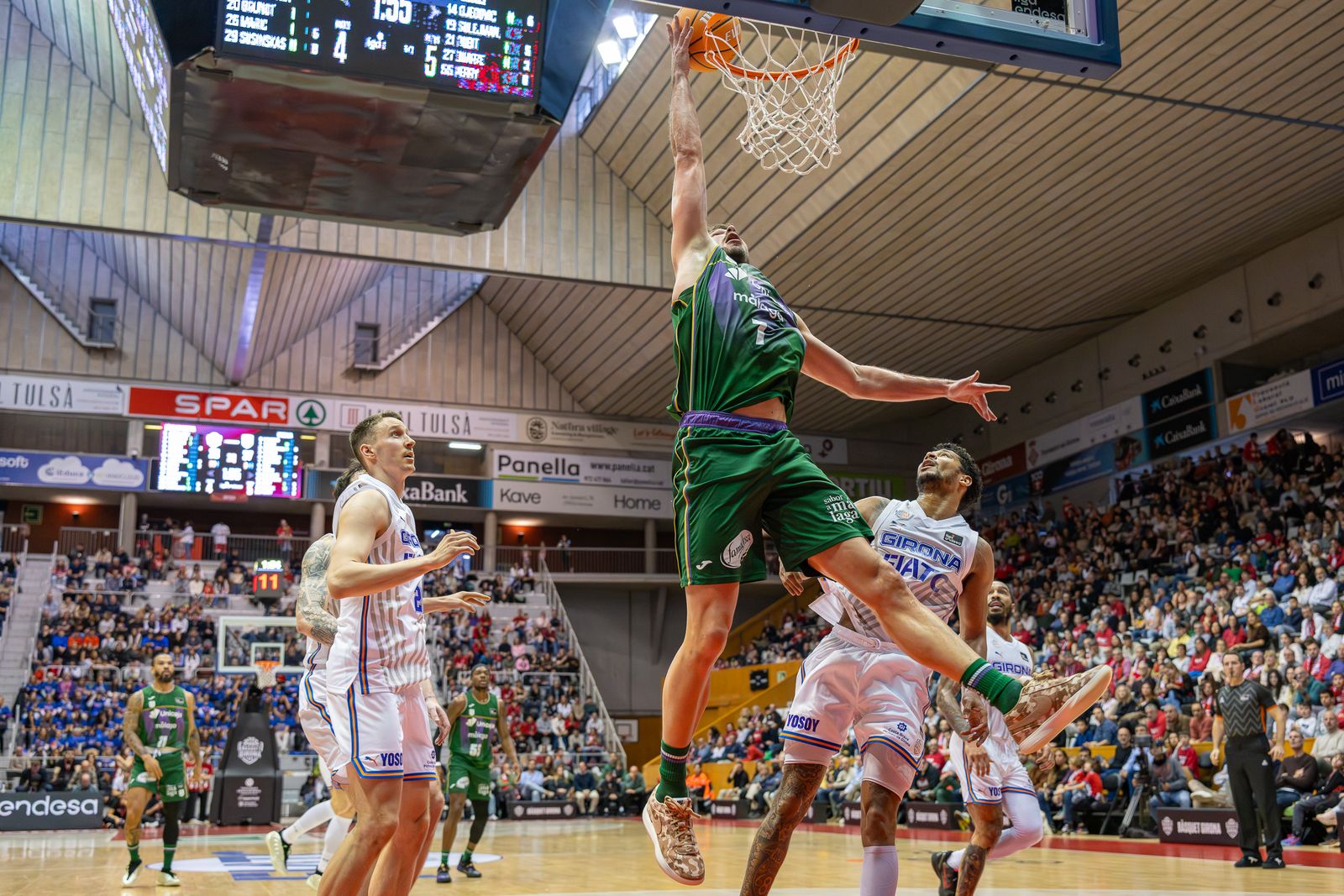 Bàsquet Girona-Unicaja, en fotos