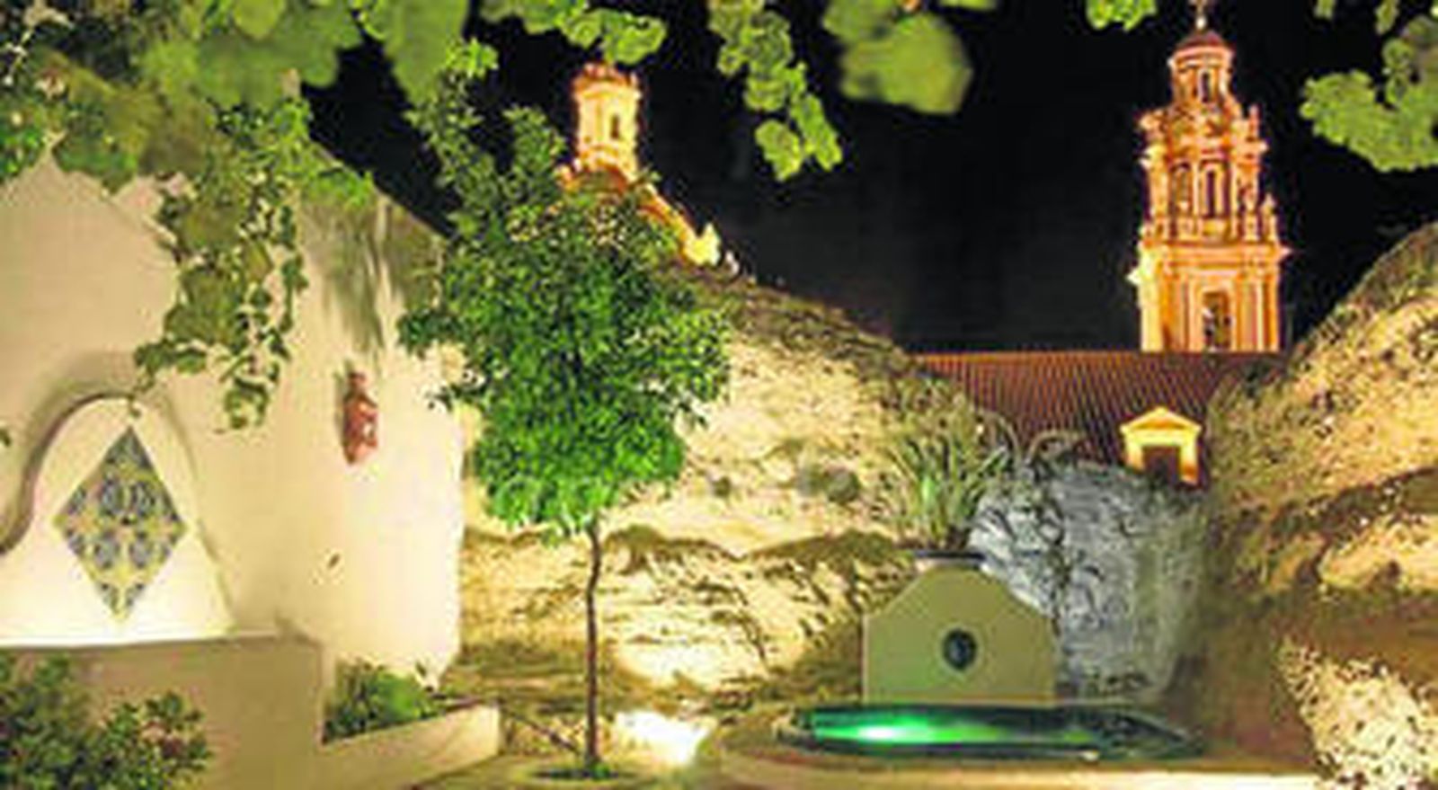 Interior de la casa-spa La Águeda, en la localidad de Peñaflor.