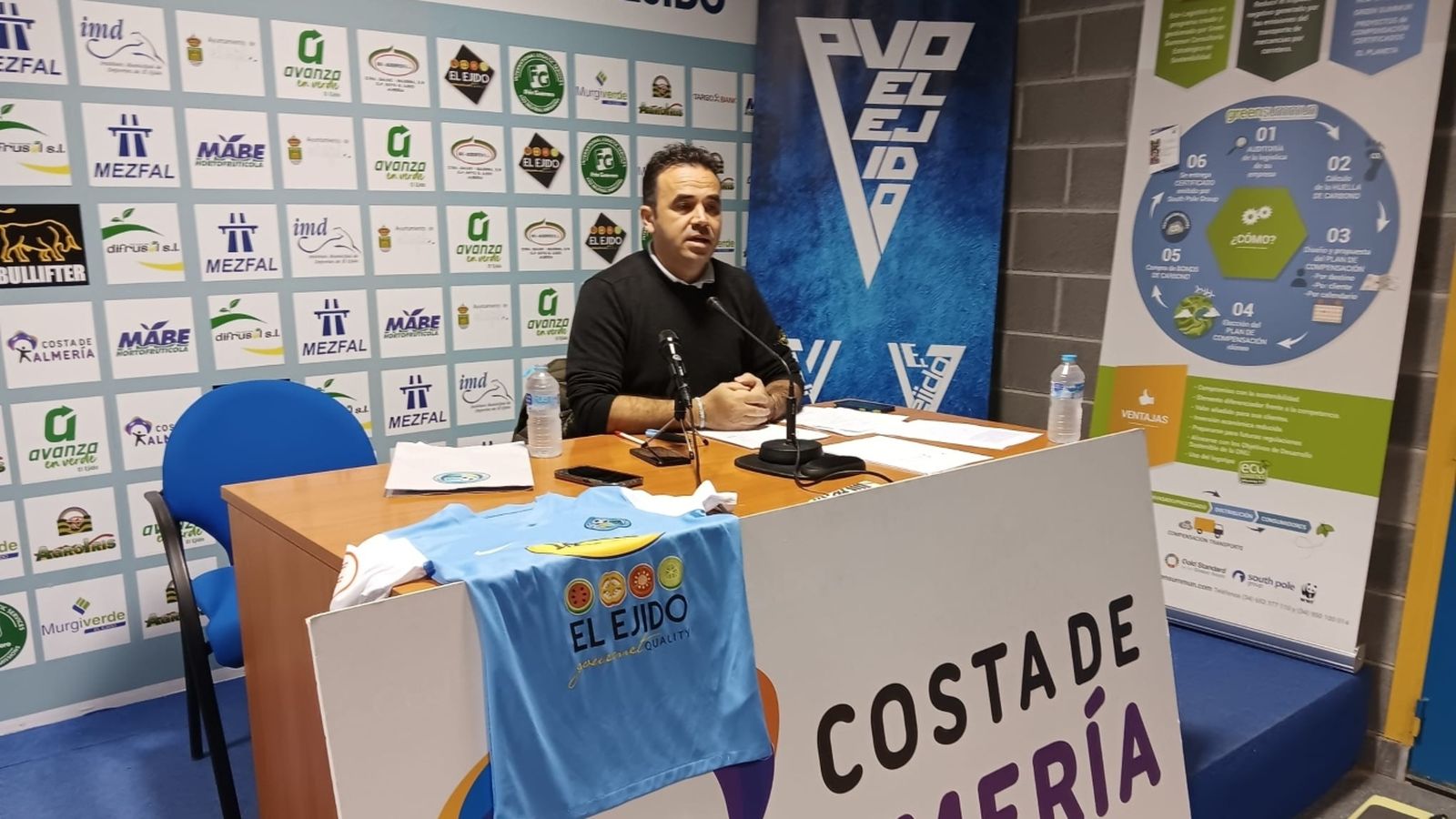 Mateo Martín, actual presidente del Poli El Ejido.