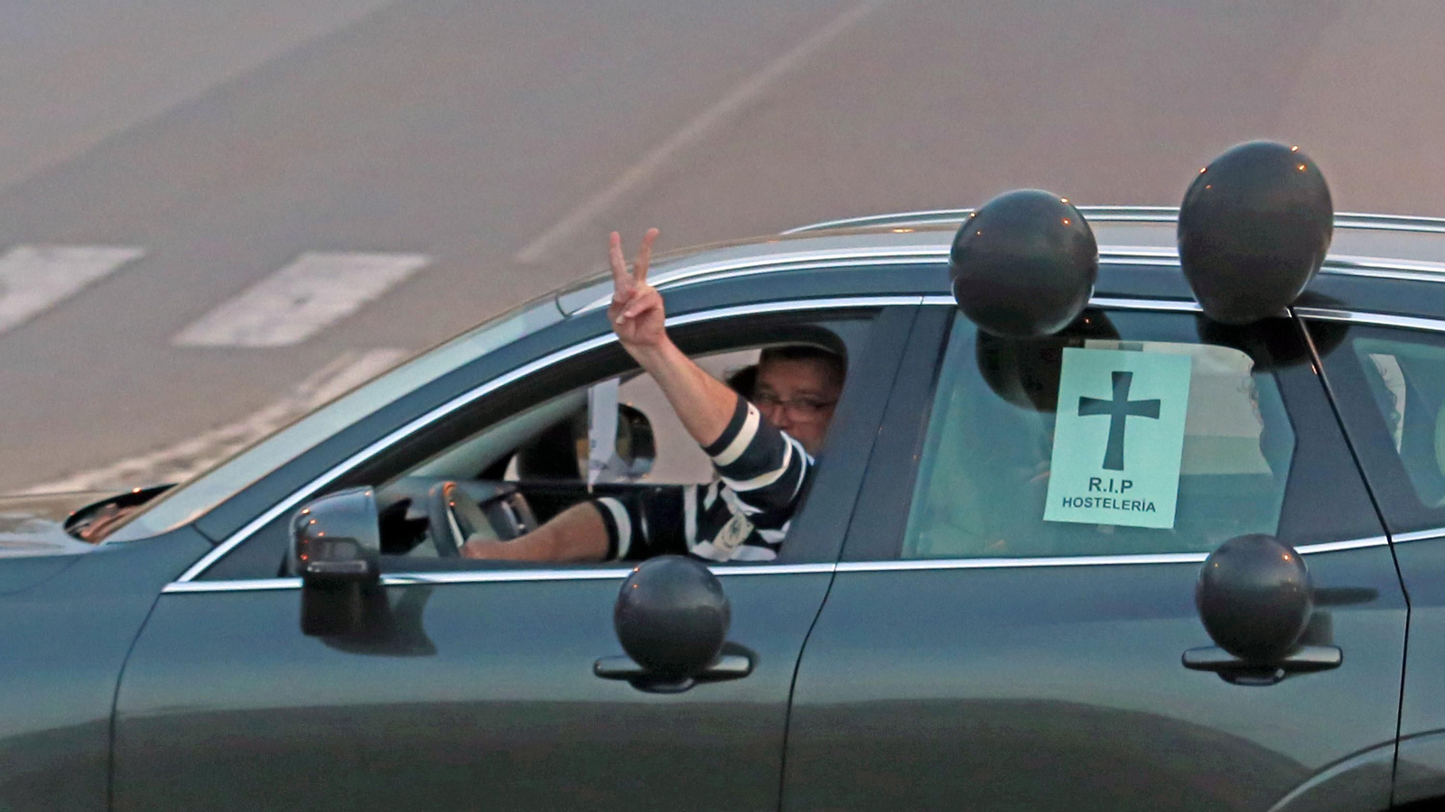 Los autónomos vuelven a manifestarse en caravana