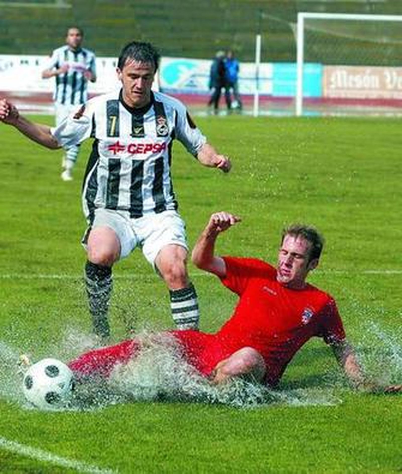 Borja, en un partido.