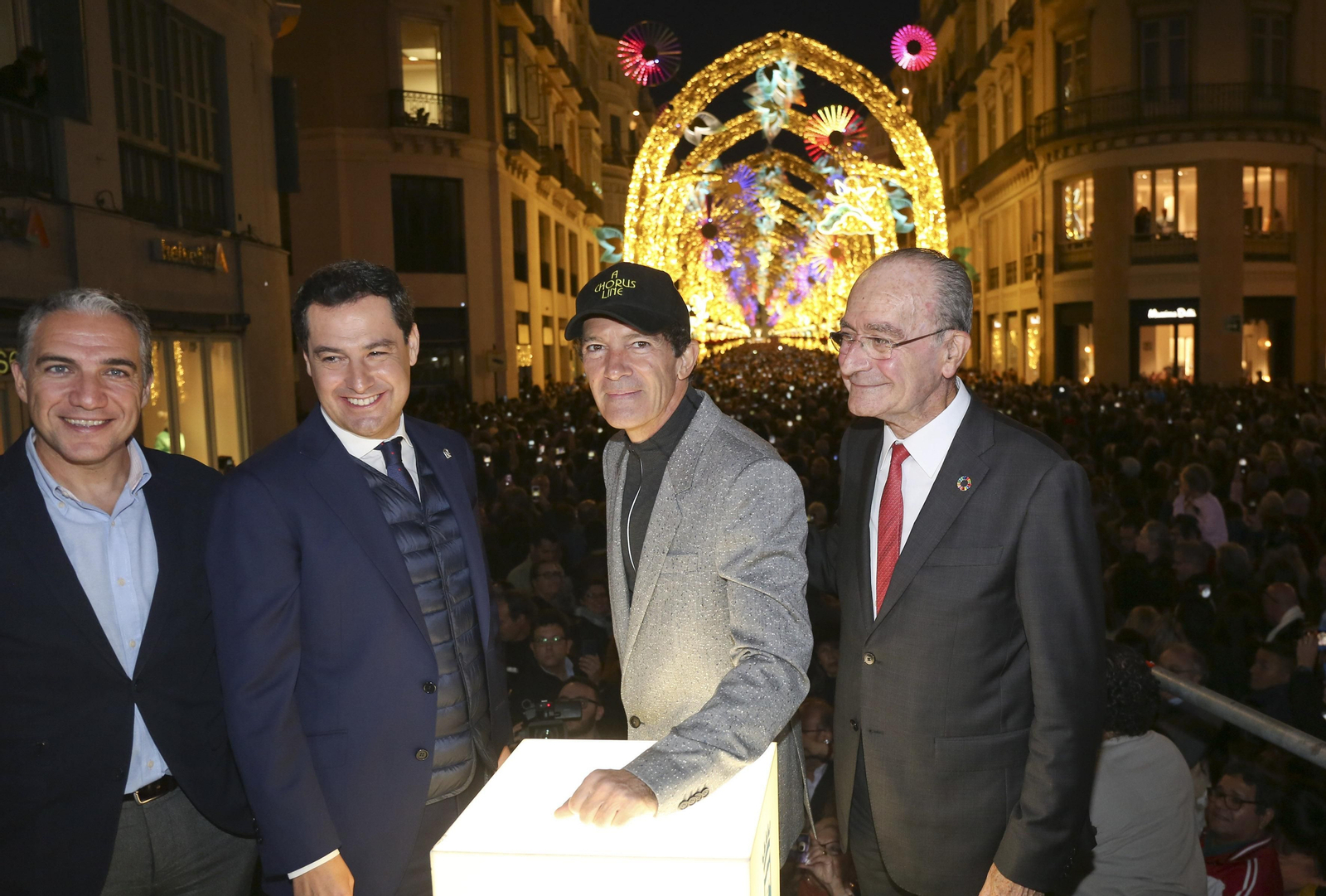 Las fotos de las luces de Navidad en Málaga Las fotos de las luces de Navidad en Málaga