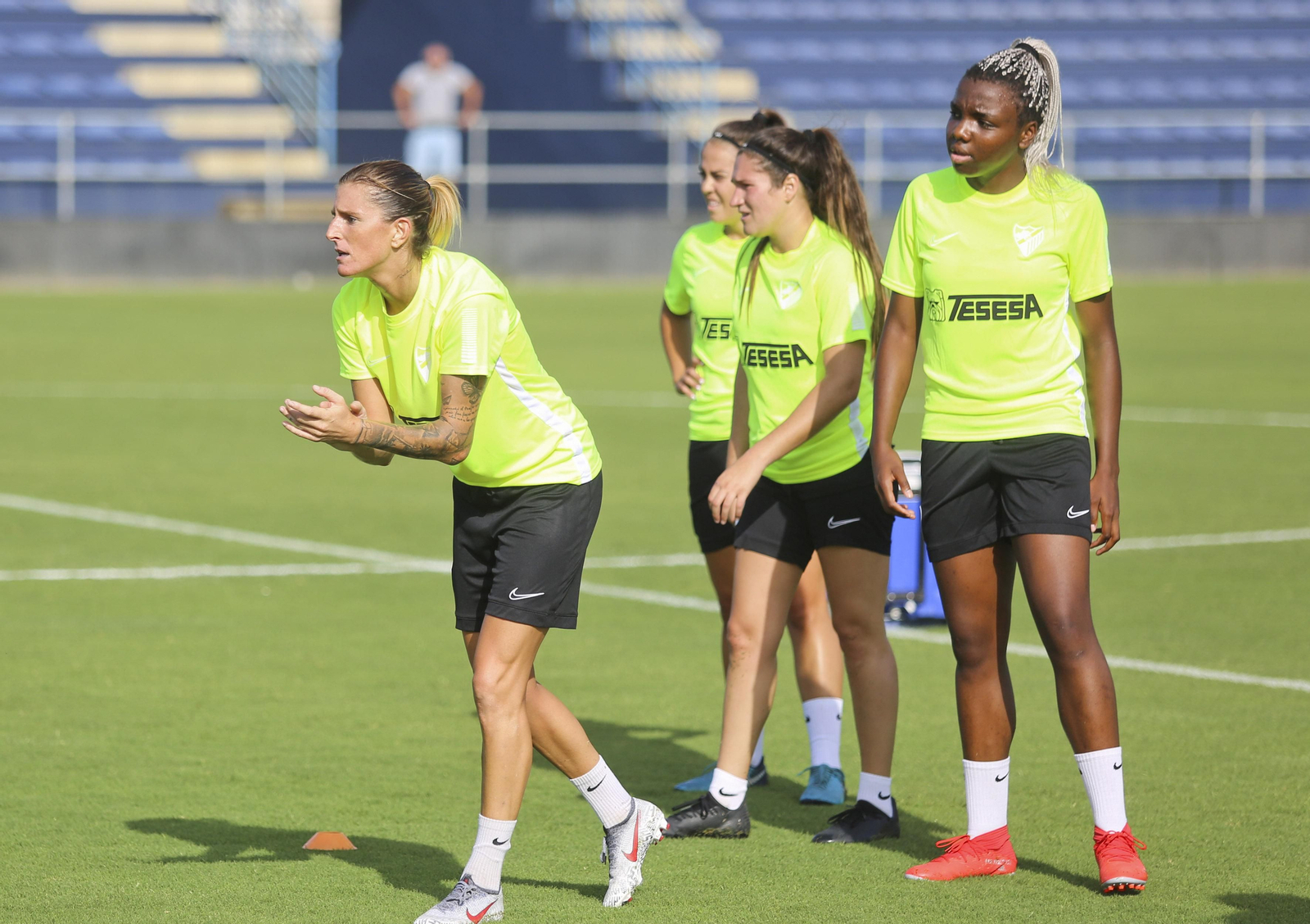 Las fotos del primer entrenamiento de pretemporada del Málaga Femenino