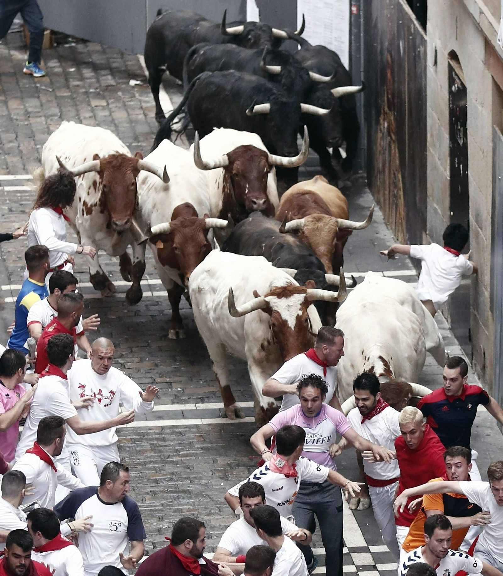 Primer encierro de los sanfermines 2019