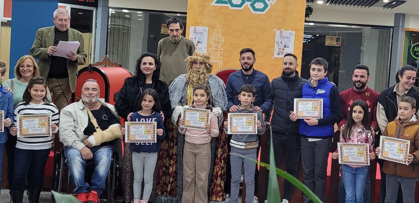 Los galardonados, durante el acto de entrega de premios.