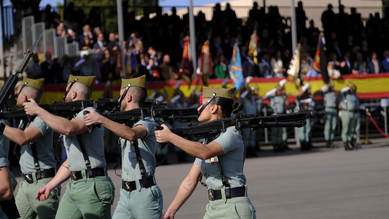 Conmemoración del Combate de Edchera en la Base Álvarez de Sotomayor de La Legión, en imágenes