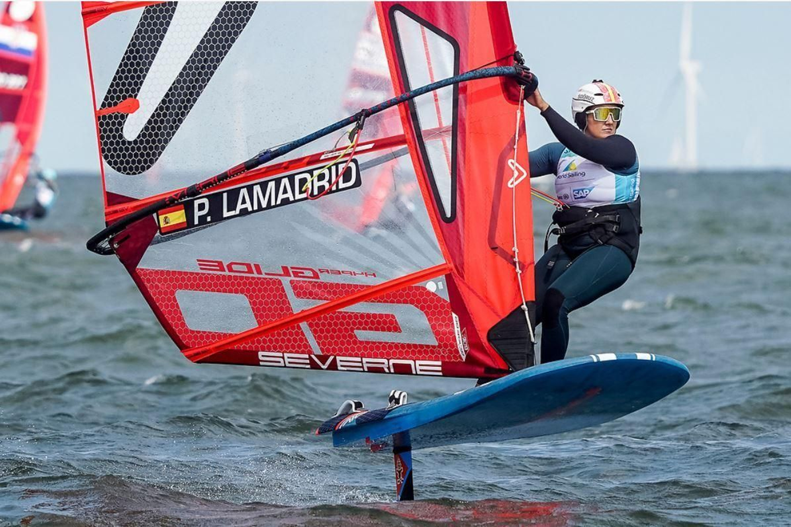 La sevillana Pilar Lamadrid compite en las aguas de La Haya.