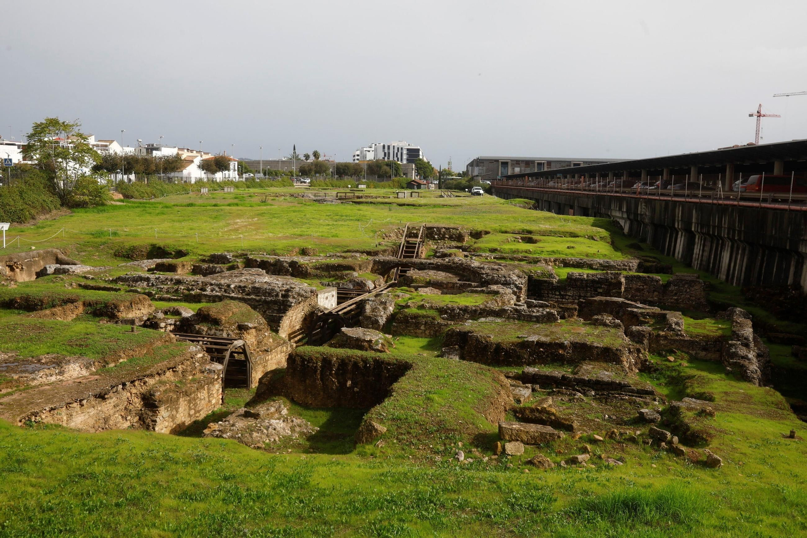 Las imágenes del estado del yacimiento de Cercadilla
