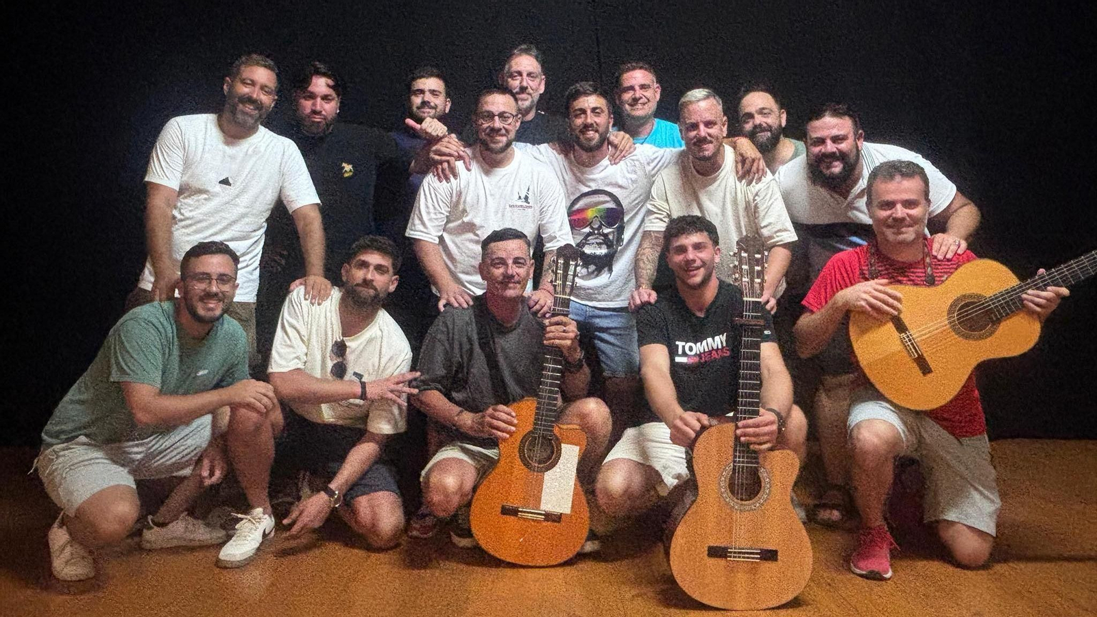 La chirigota 'Los ahumaos'.