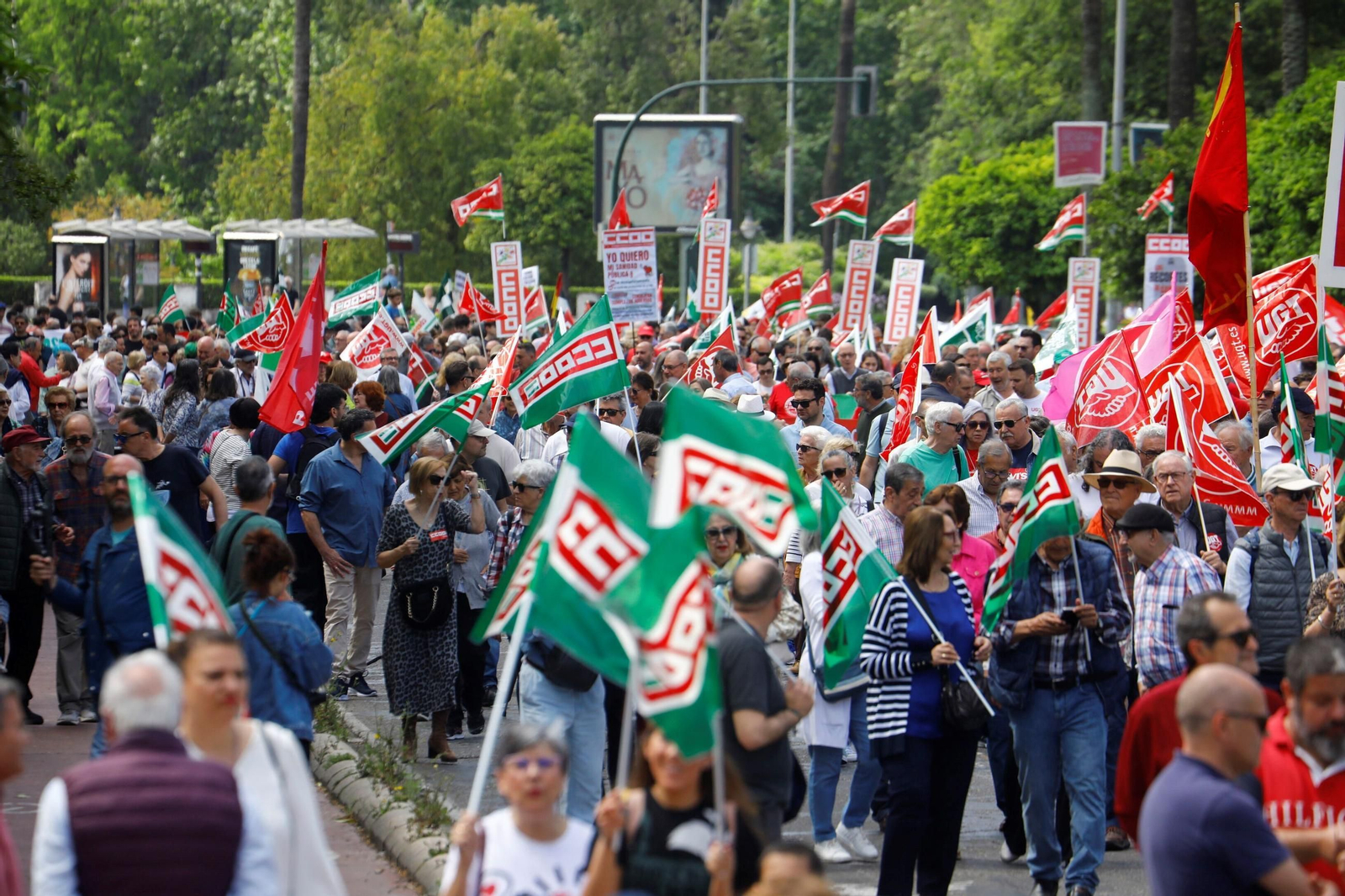 Todas las imágenes de la manifestación del 1 de mayo en Córdoba Todas las imágenes de la manifestación del 1 de mayo en Córdoba