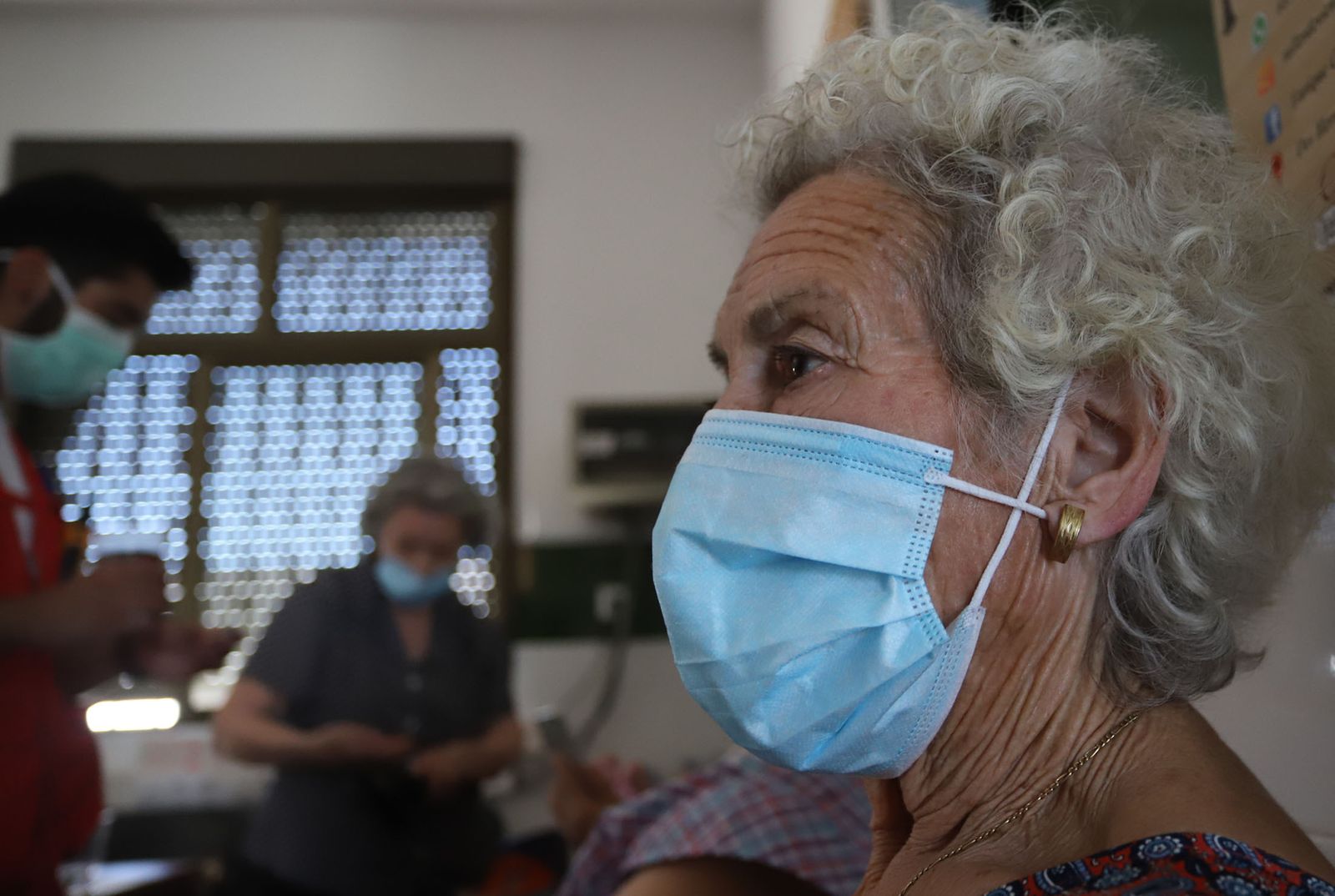 Las imágenes mas destacadas de los vecinos de la Zarza-Perrunal realojados por el incendio de Almonaster la Real