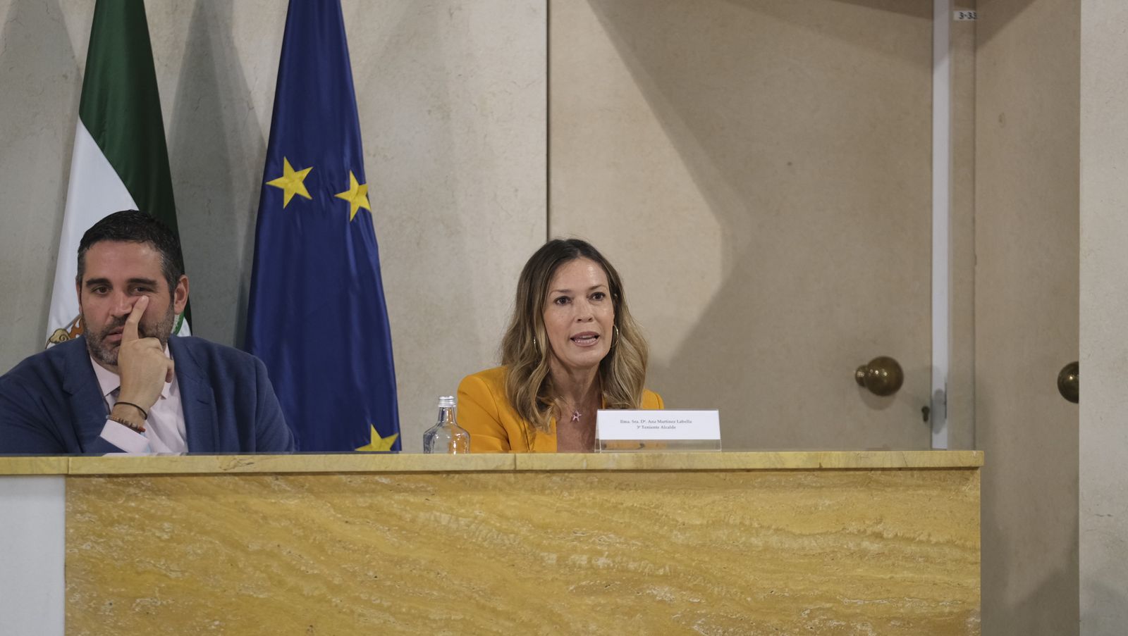Imágenes del pleno ordinario del Ayuntamiento de Almería