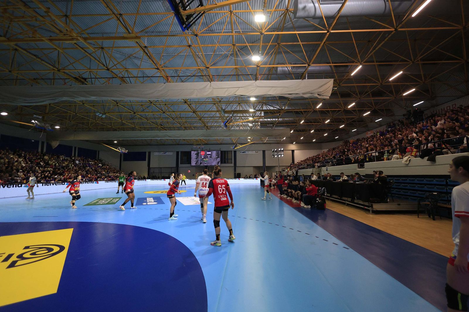 Las fotos del España-Austria del preeuropeo femenino de balonmano, en Algeciras