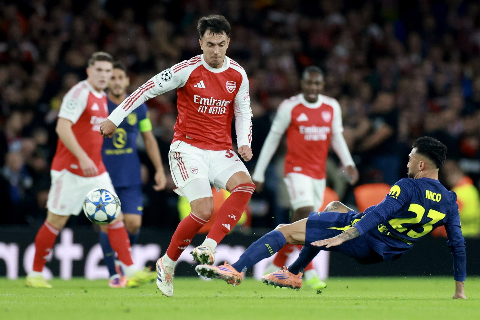 Las fotos del Arsenal-Atlético de Madrid