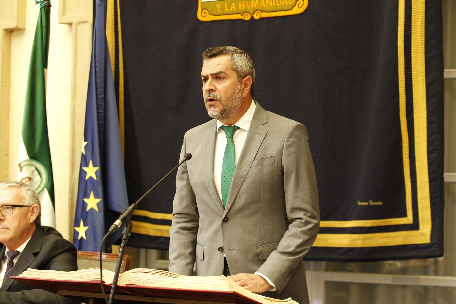 Pleno investidura Presidente Diputación de Almería. Javier Aureliano García