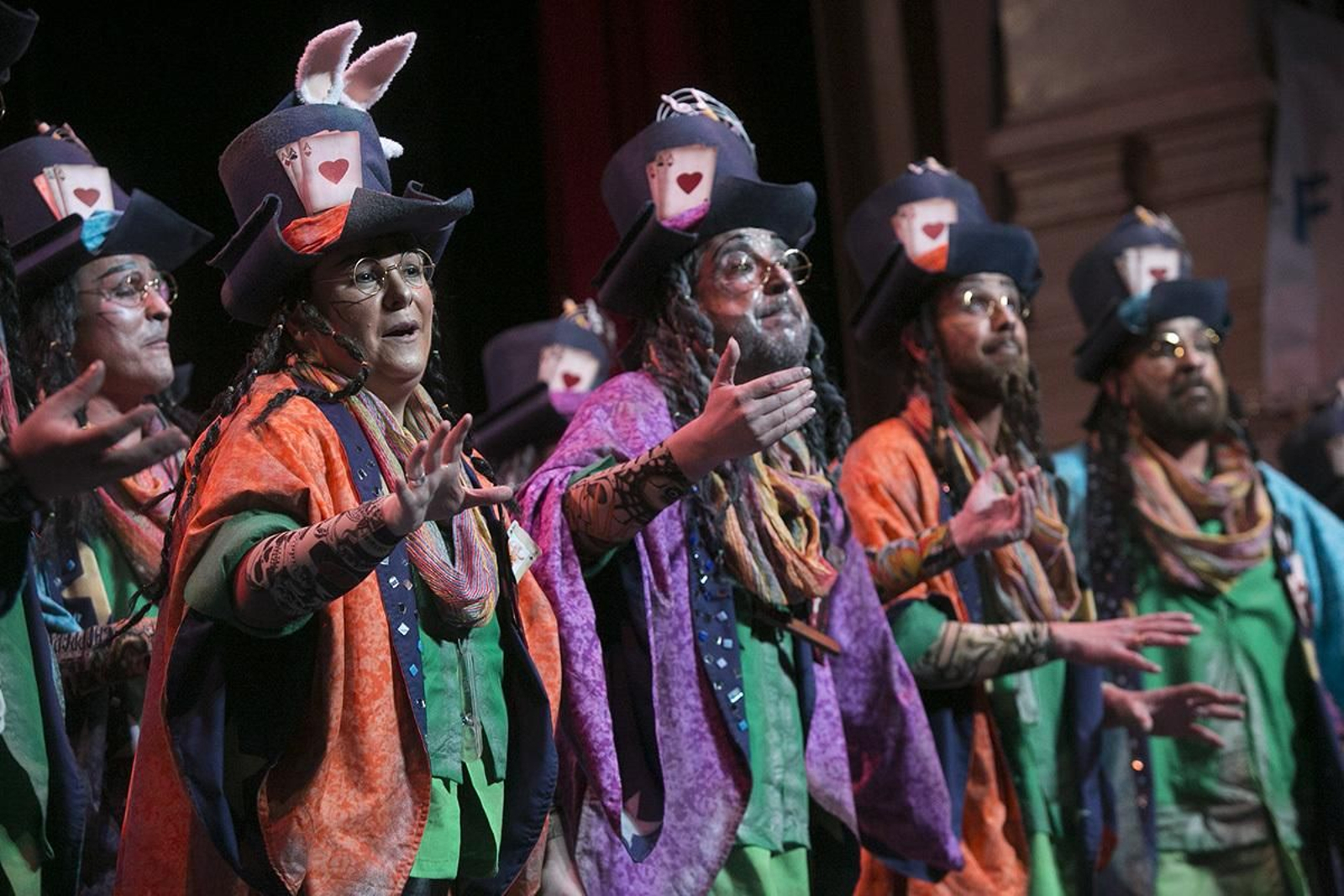 Imagen de la tercera semifinal del Carnaval Colombino