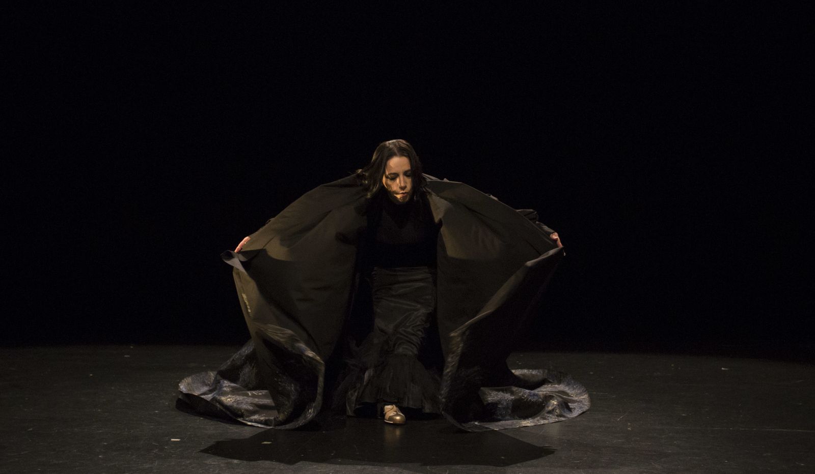 Eva Yerbabuena en el ensayo del espectáculo 'cuentos de azúcar'