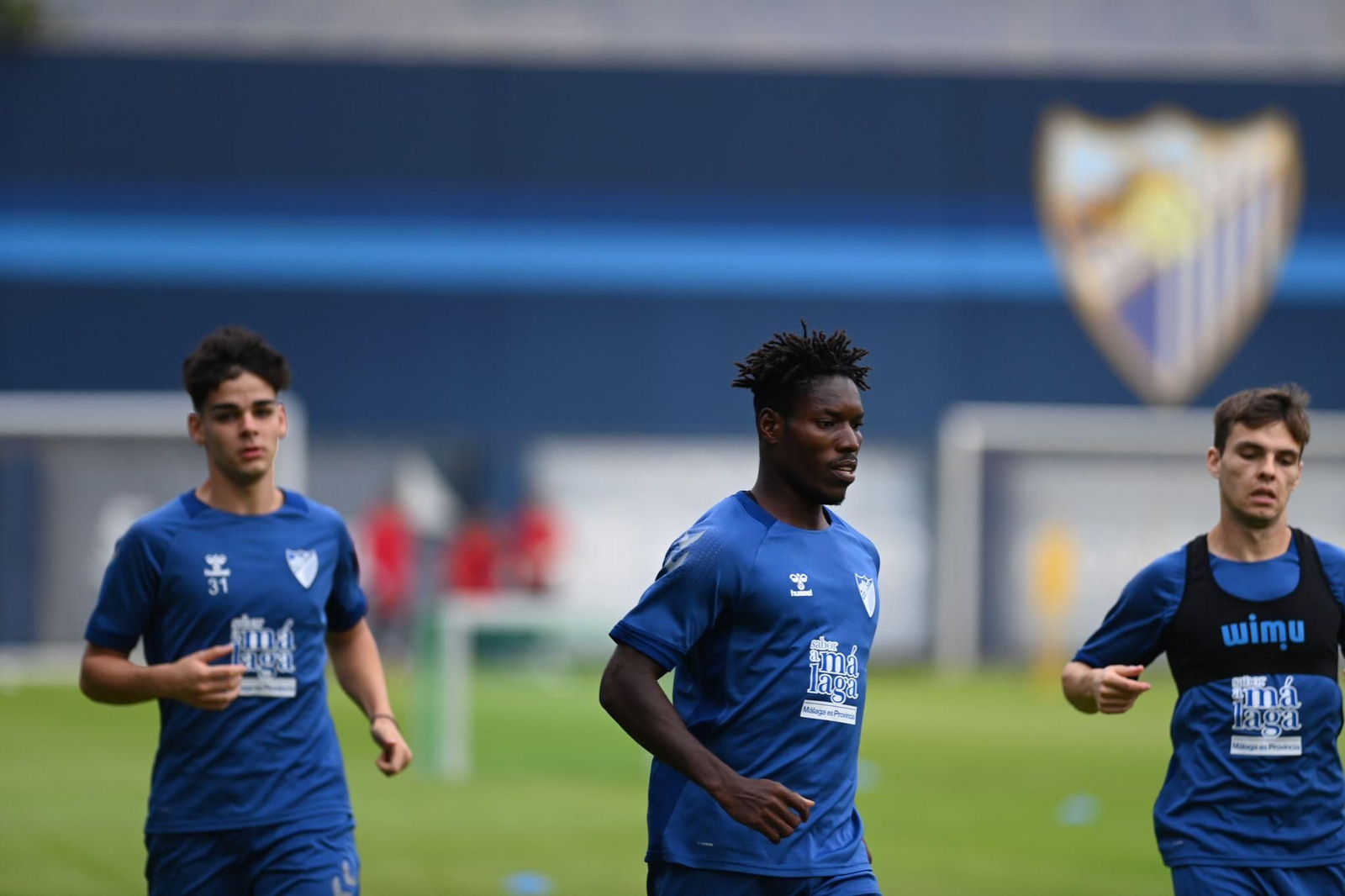 El Málaga CF mastica la derrota entrenando