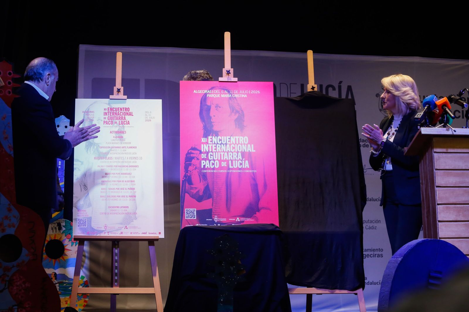 Fotos de la presentación del XII Encuentro Internacional de Guitarra Paco de Lucía