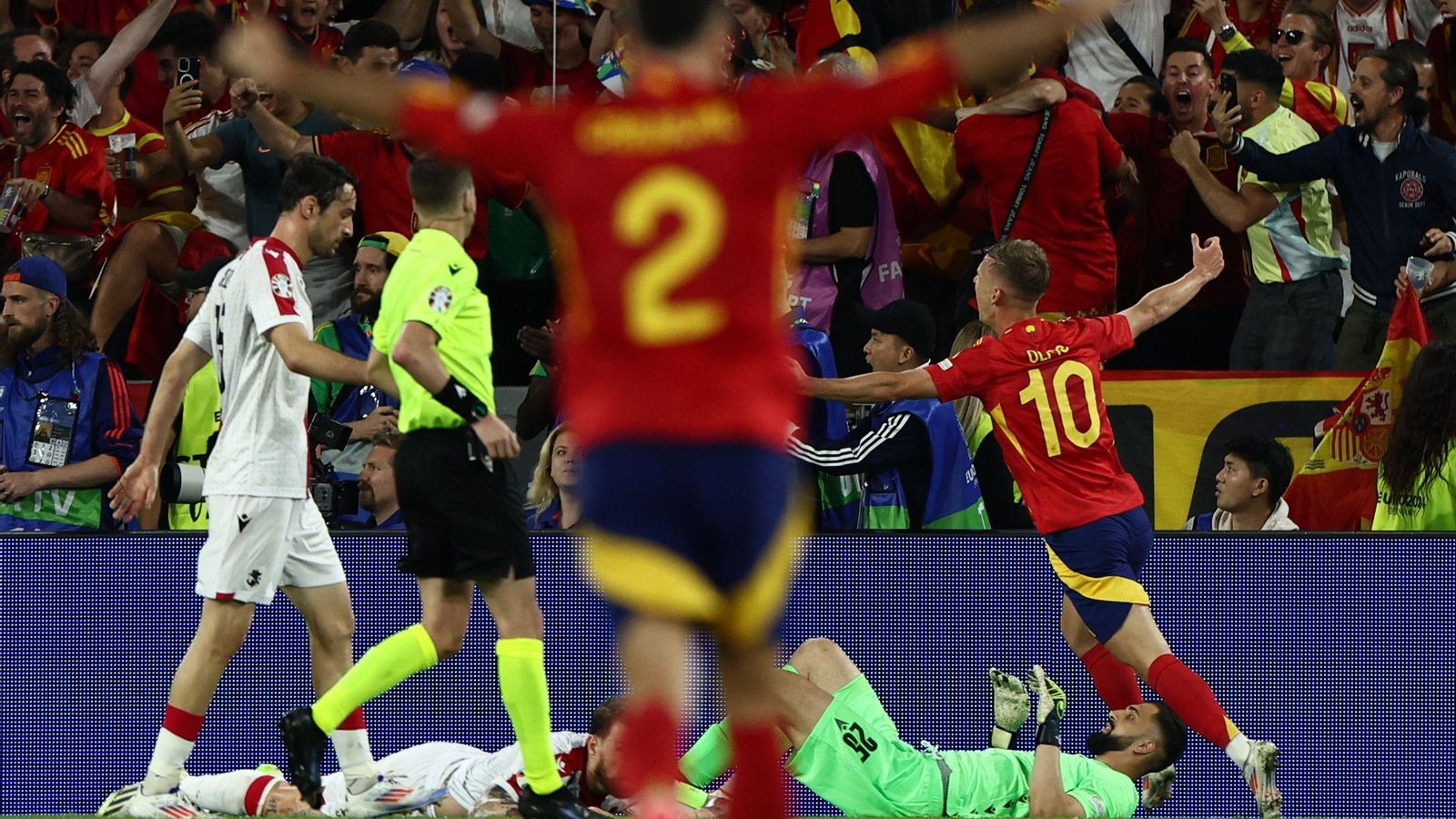 Las mejores fotos de la goleada de España a Georgia