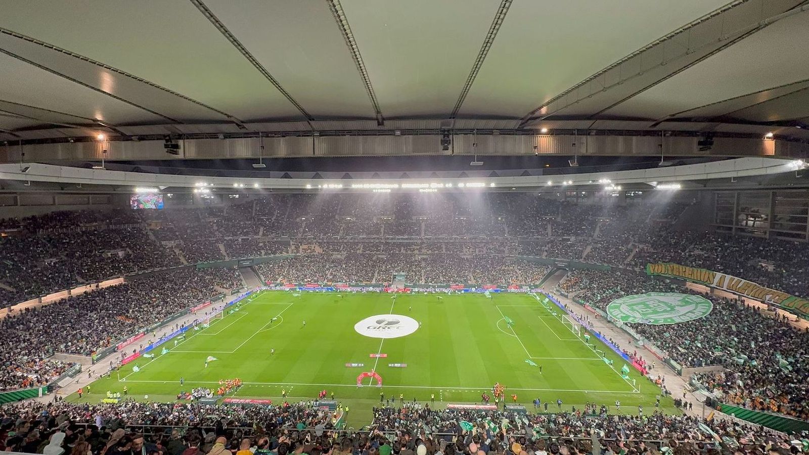 Imagen de La Cartuja antes del choque de cuartos de final de la Copa del Rey ante el Atlético.