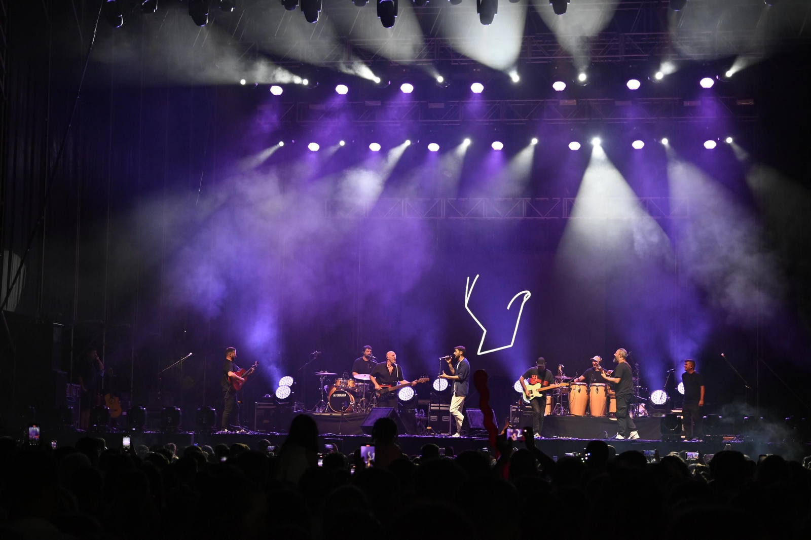 Imágenes del concierto de Sergio Contreras y Raule en las Colombinas