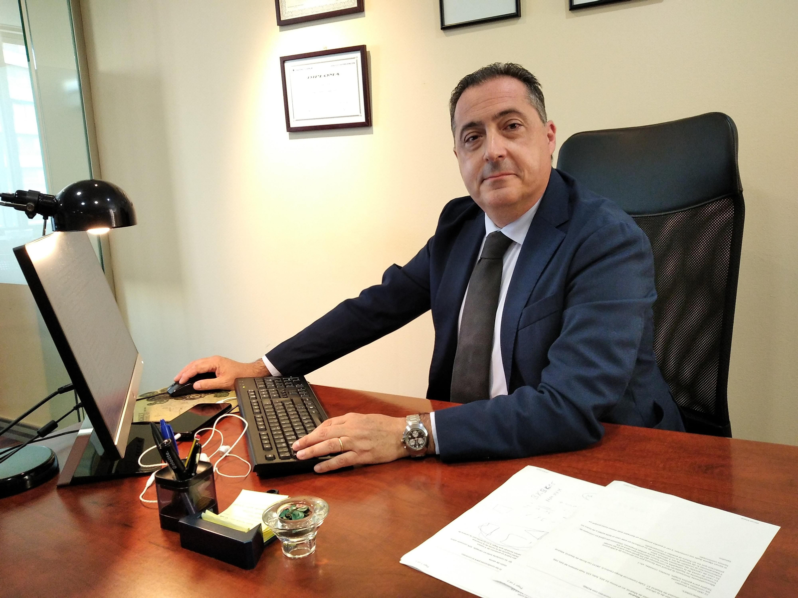 El abogado Sergio García Núñez, que presentó la demanda