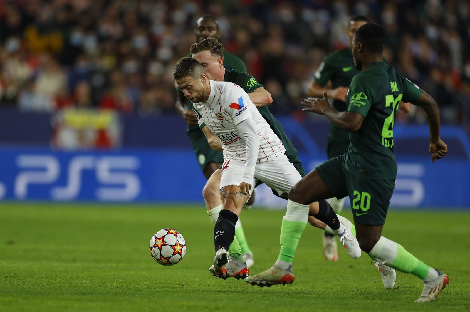 Las imágenes del Sevilla-Wolfsburgo